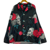 長袖シャツ YOHJI YAMAMOTO SKULL SM-S23-0000-126 XL ブラック