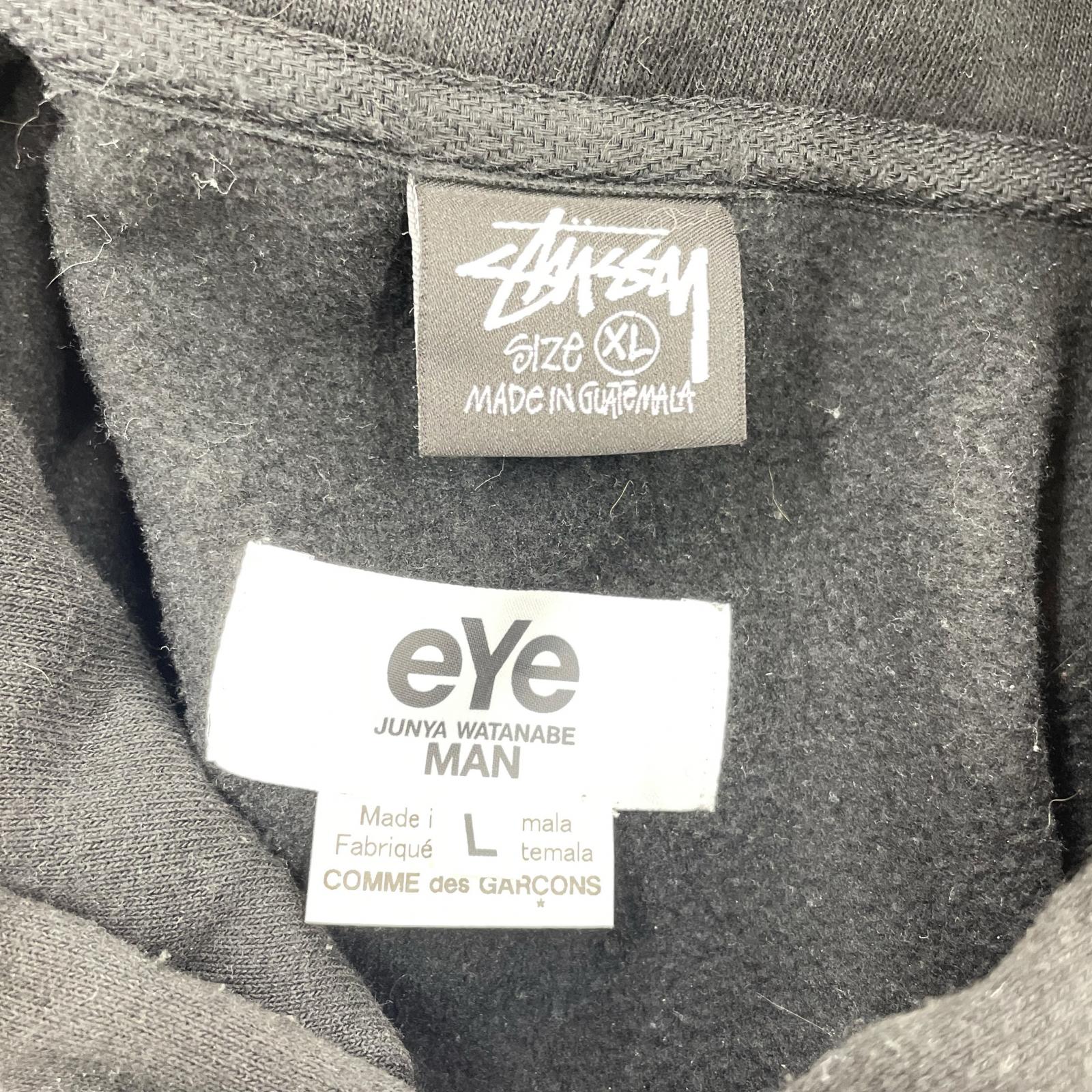 パーカー ×stussy ノースリーブパーカ WM-T909 ブラック