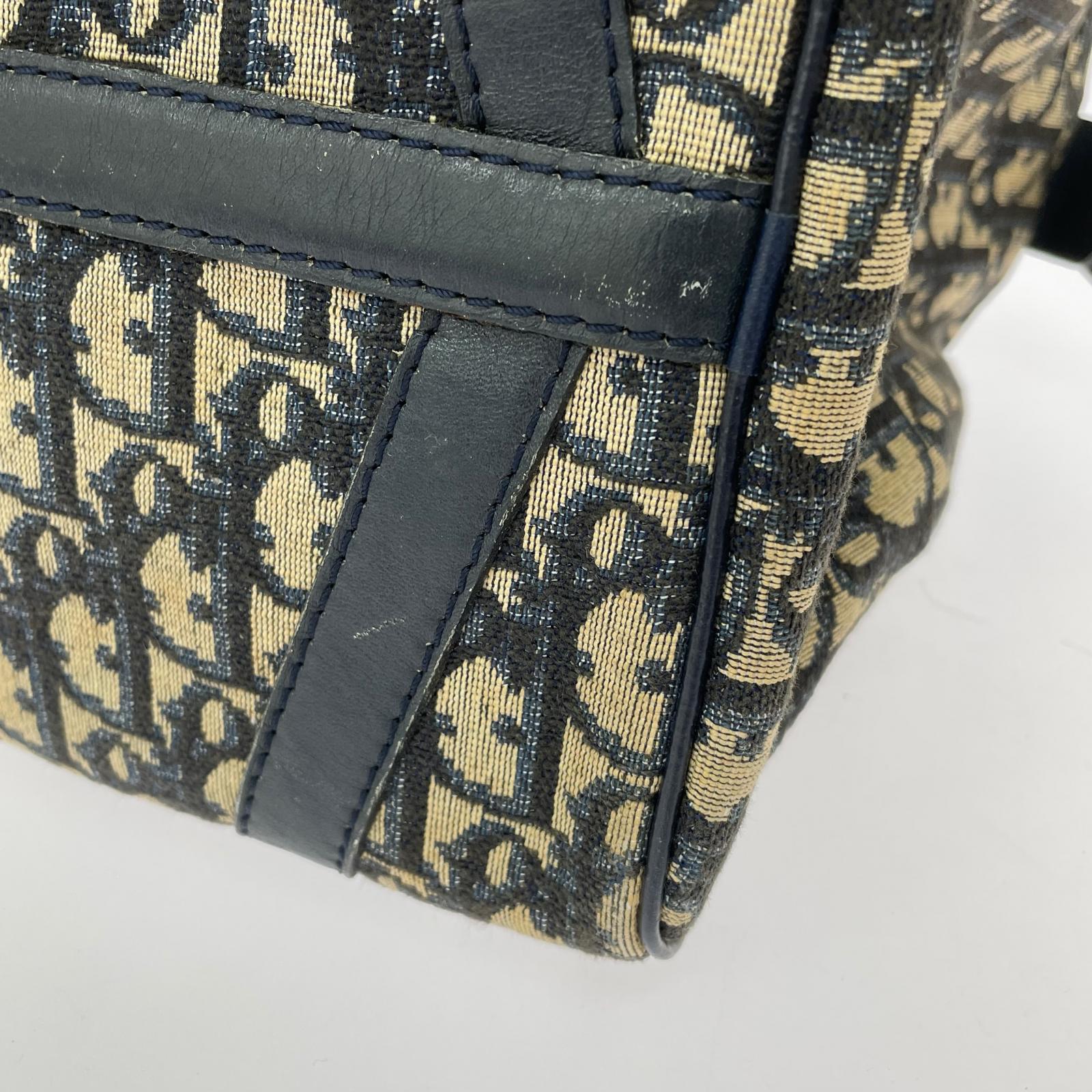 Christian Dior トロッター柄 ボストン
