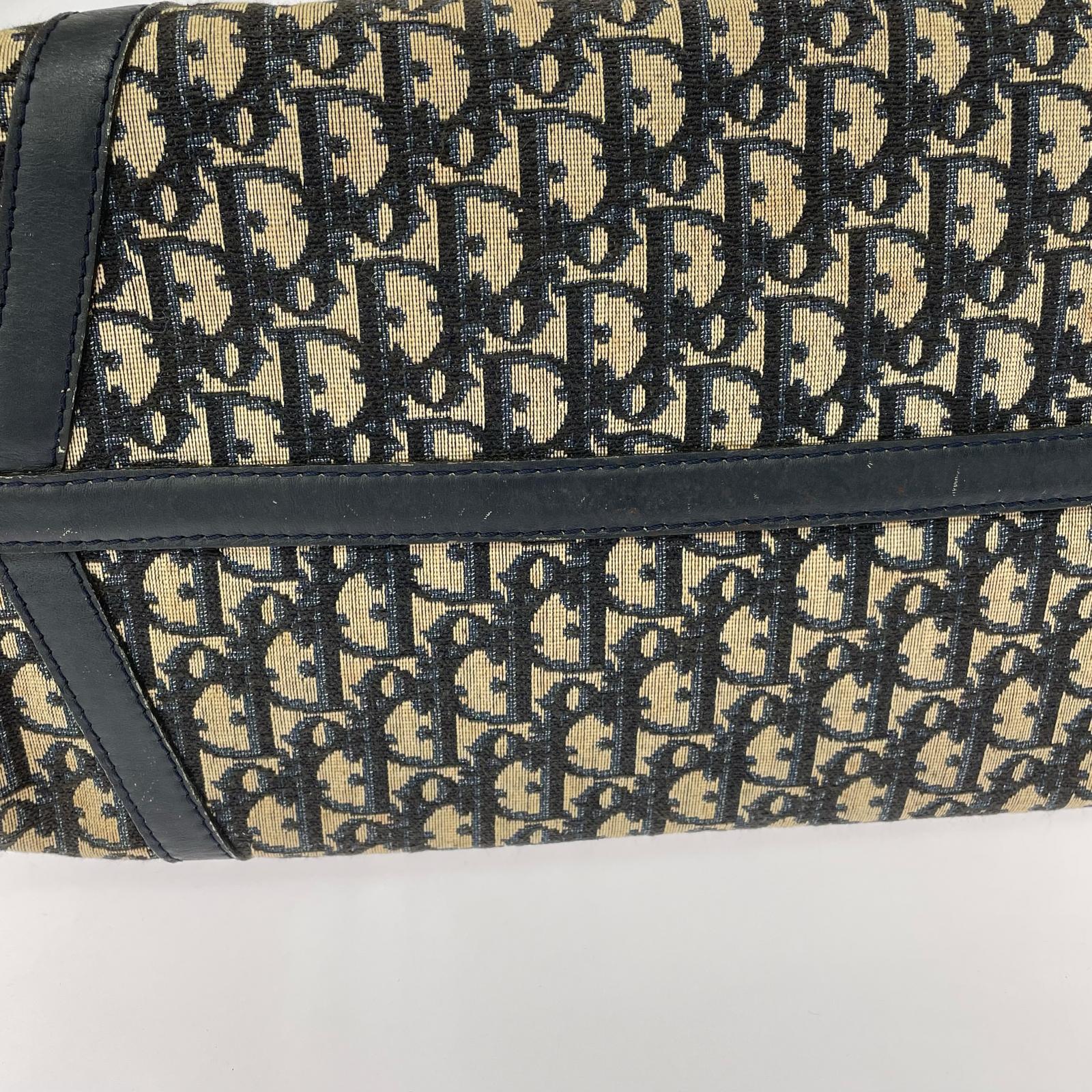 Christian Dior トロッター柄 ボストン