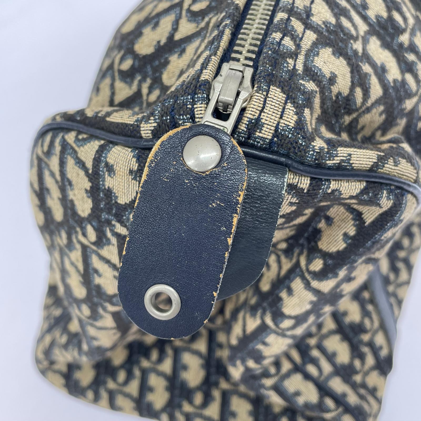 Christian Dior トロッター柄 ボストン