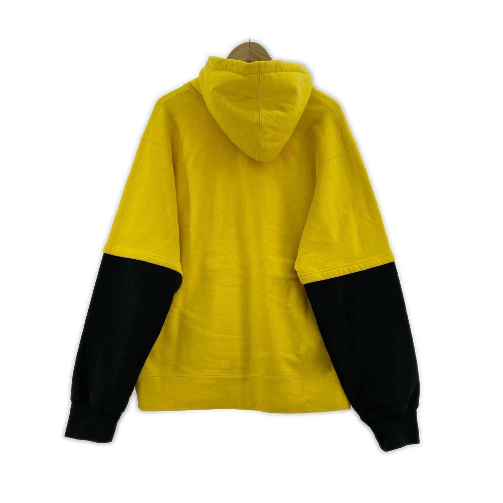 パーカー 20ss XXL HOODED SWEATSHIRT M M イエロー