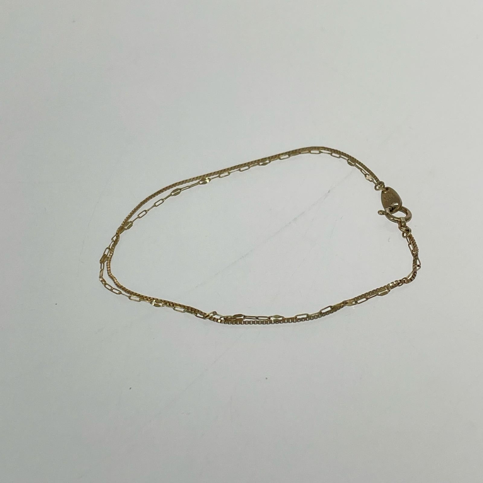 ブレスレット K10ブレス/0.80g ゴールド