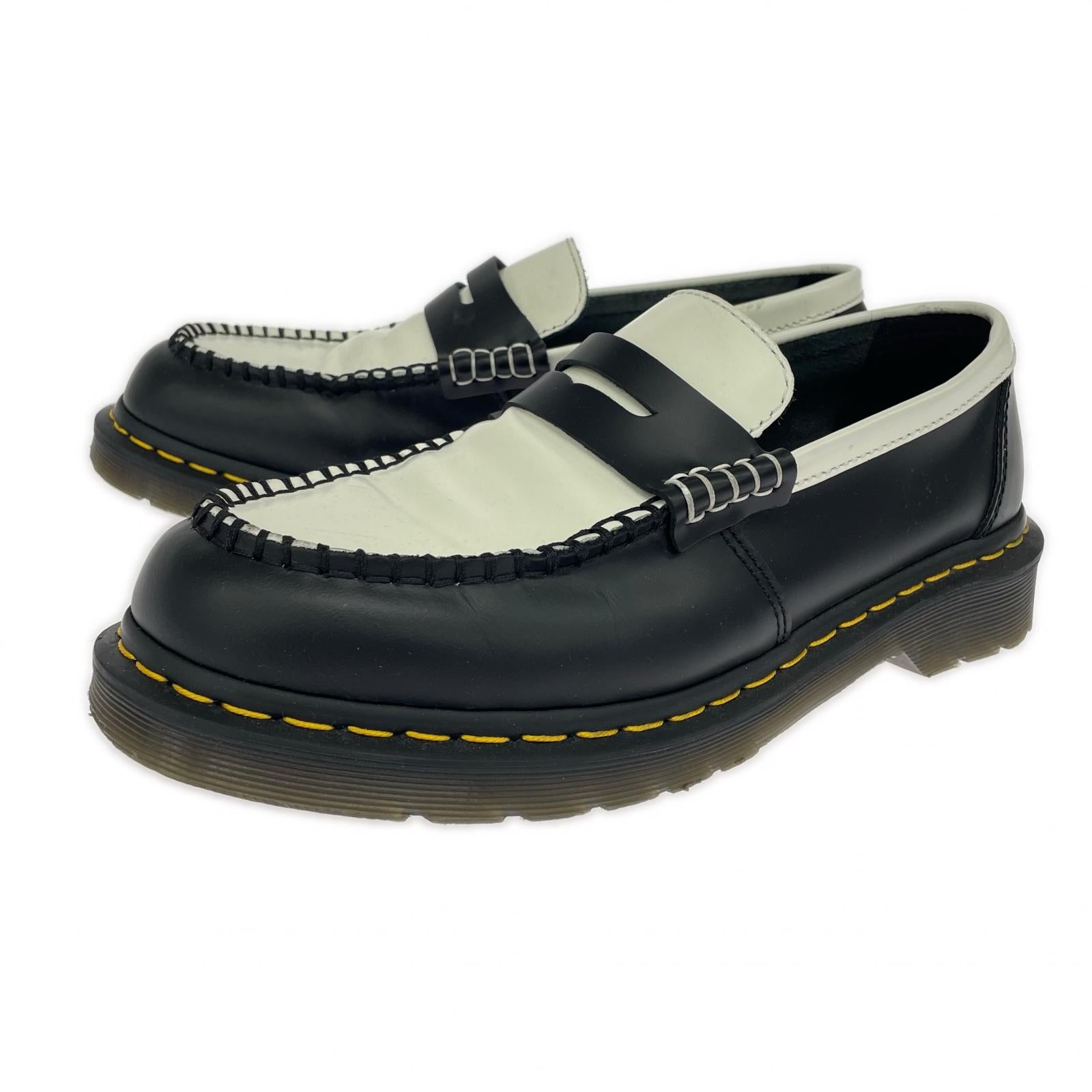 シューズ PENTON 2トーンローファー UK8 ブラック