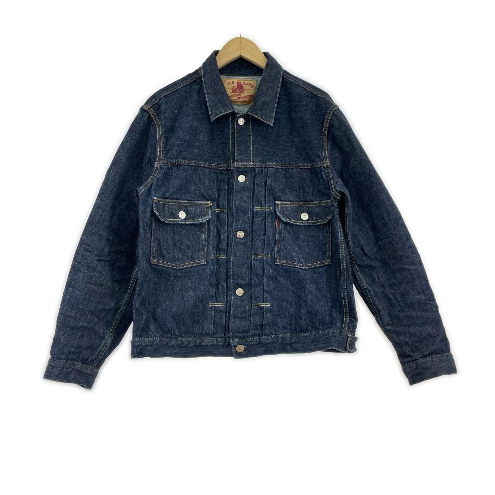 デニムジャケット TCB JEANS 2nd TYPE DENIM JACKET 44 44 ネイビー