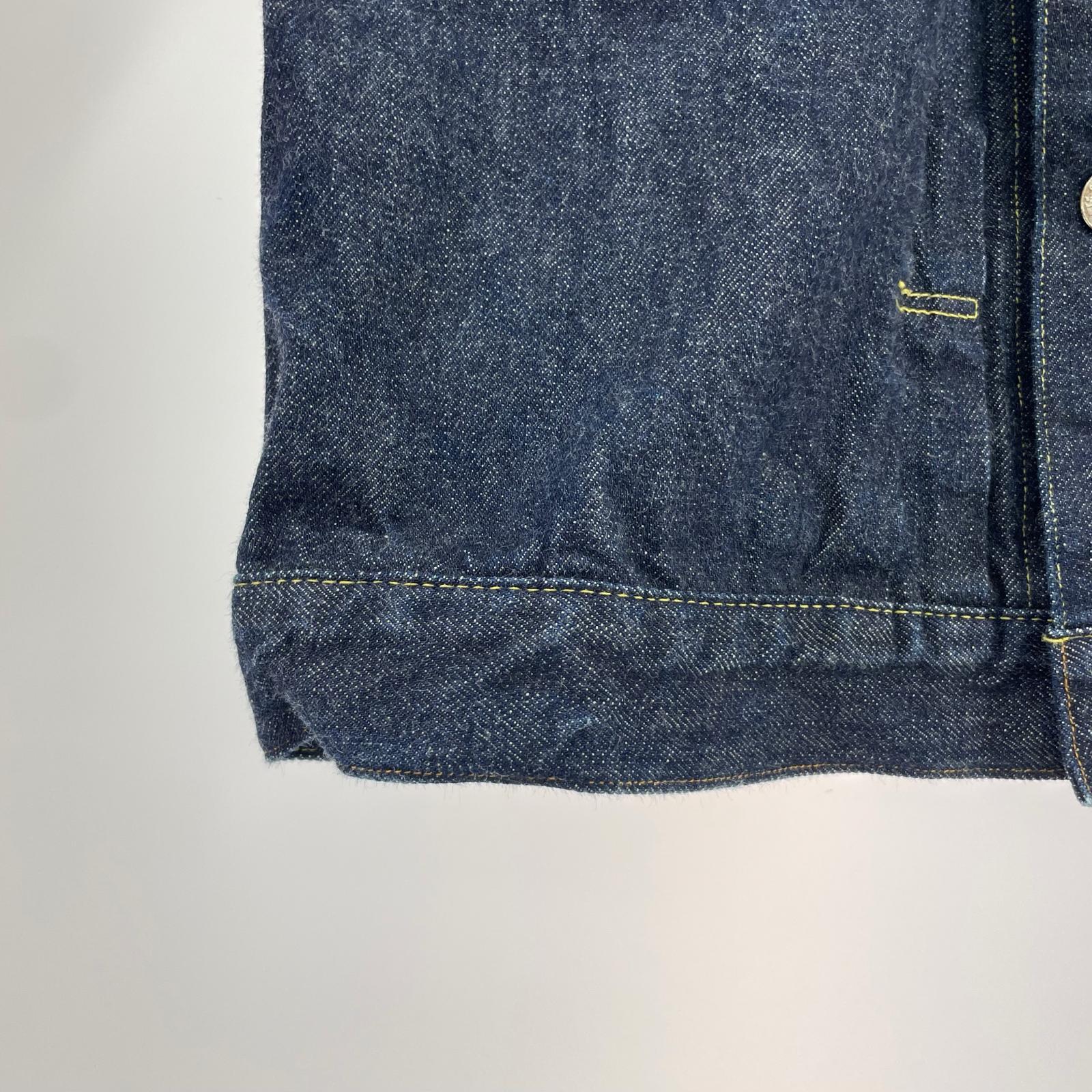 デニムジャケット TCB JEANS 2nd TYPE DENIM JACKET 44 44 ネイビー