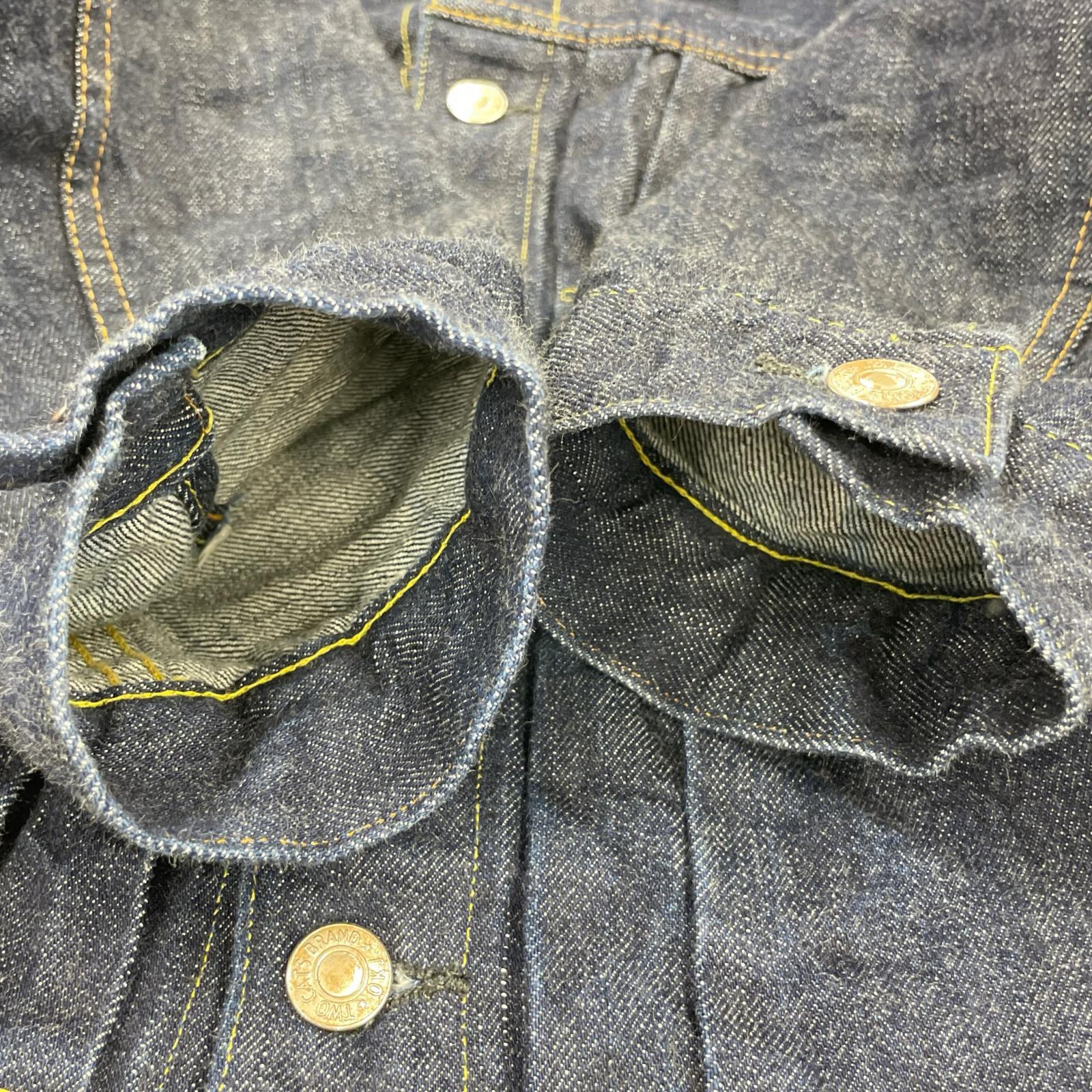 デニムジャケット TCB JEANS 2nd TYPE DENIM JACKET 44 44 ネイビー