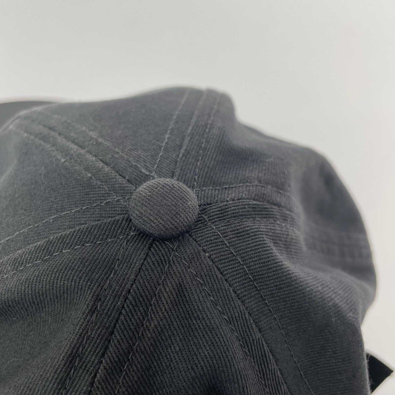 キャップ MONCLER BASEBALL CAP ラバーロゴワッペン ベースボールキャップ グレー グレー