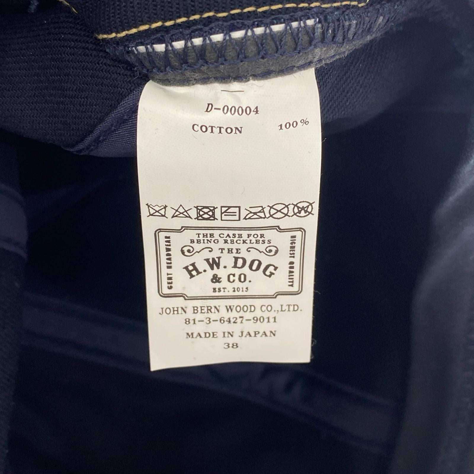 キャップ THE H.W.DOG&CO. Trucker Cap D-00004 ネイビー 紺 ネイビー