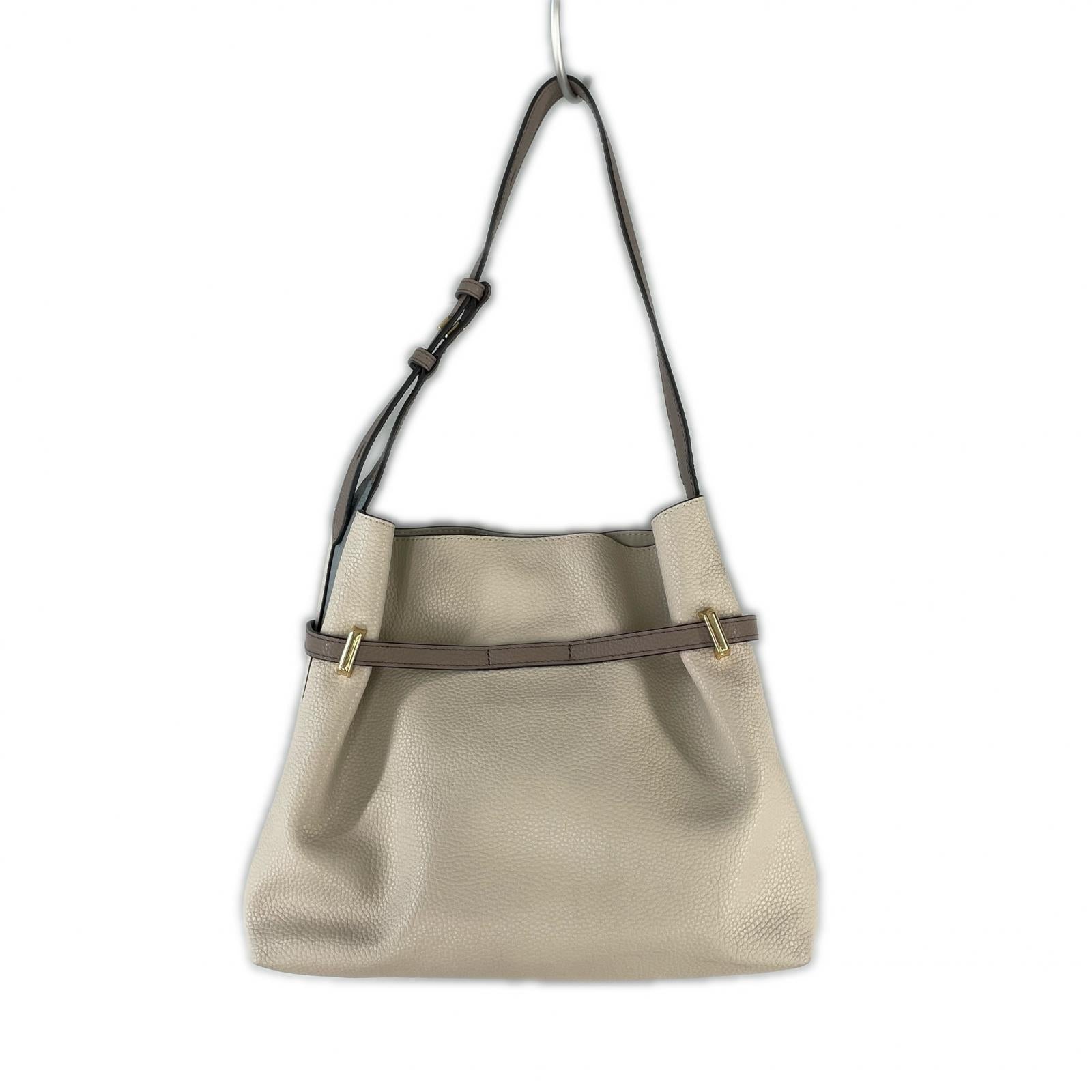 ショルダーバッグ AURA MINI DRAWSTRING ベージュ