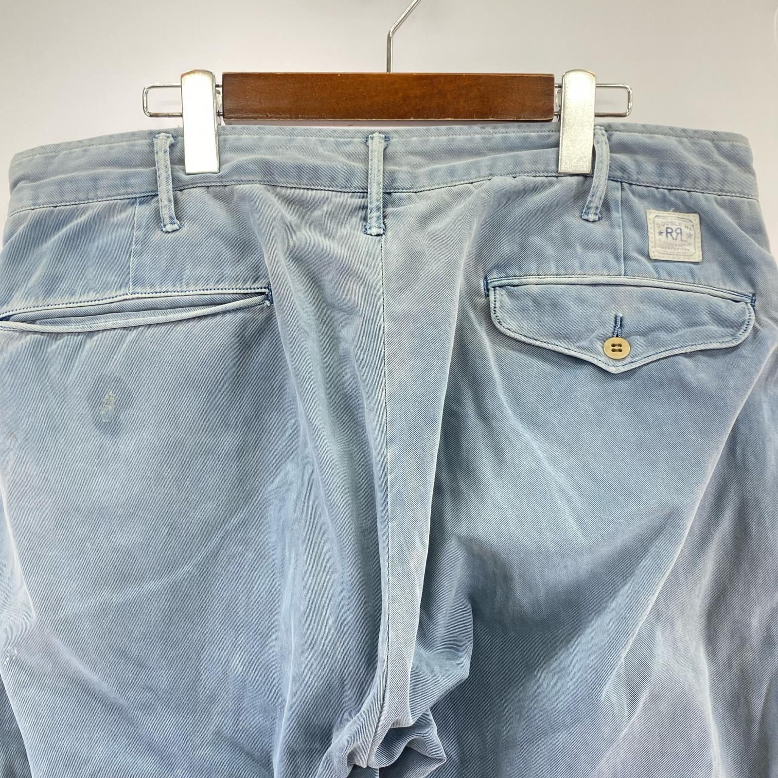 パンツ チノパン 青 W36 ブルー