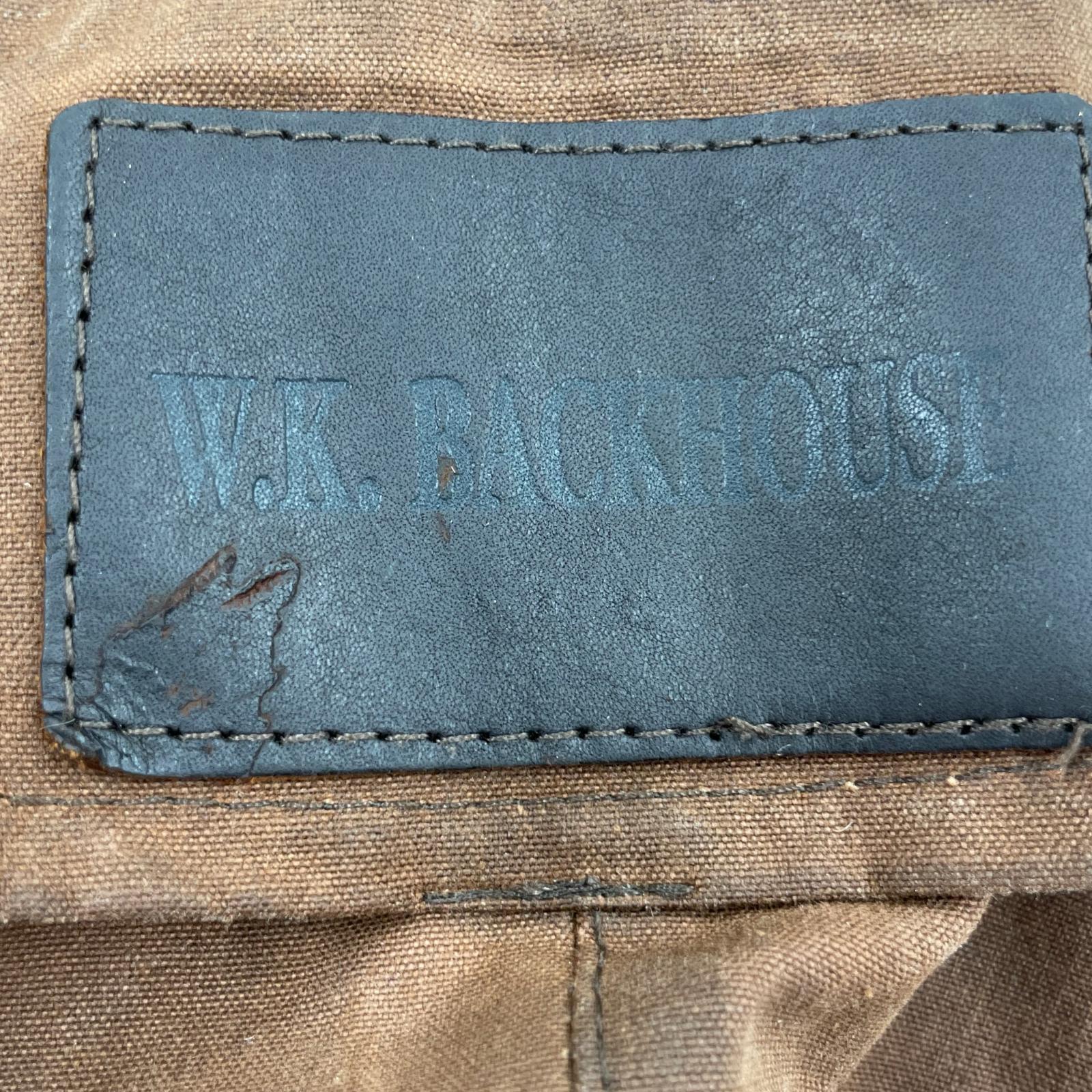 ジャケット アンブレラヨークワックスオイルドジャケット BACKHOU(S) S ブラウン