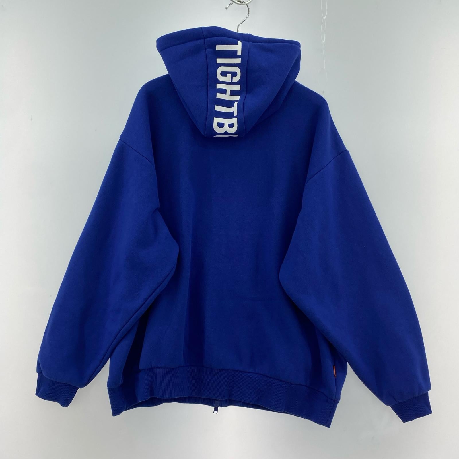パーカー フルジップパーカー L 青 L ブルー