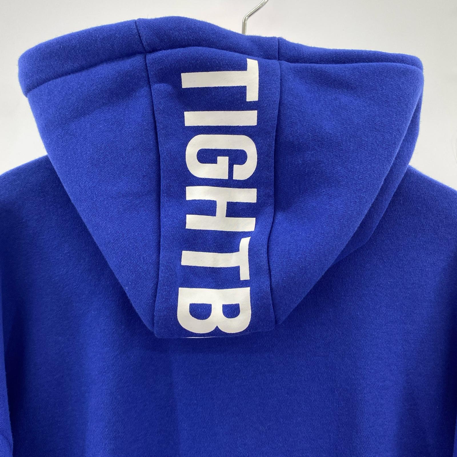 パーカー フルジップパーカー L 青 L ブルー