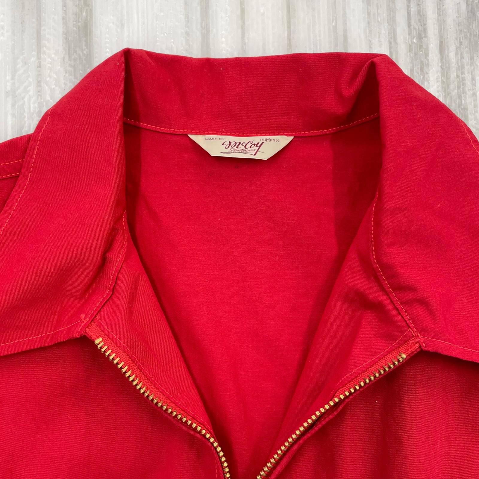 ジャケット MCCOY スイングトップ 赤(M) M レッド