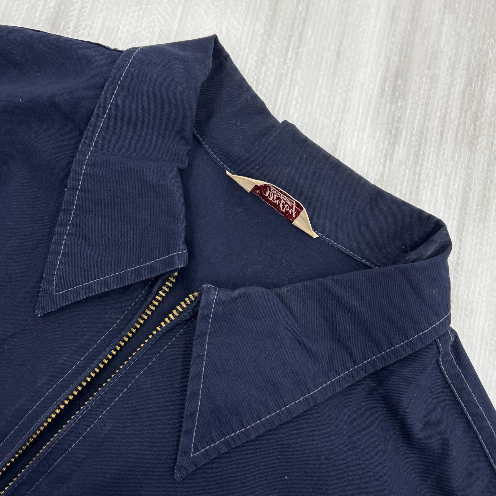 ジャケット MCCOY スイングトップ フェルト REPUBLIC AVIATION M ネイビー