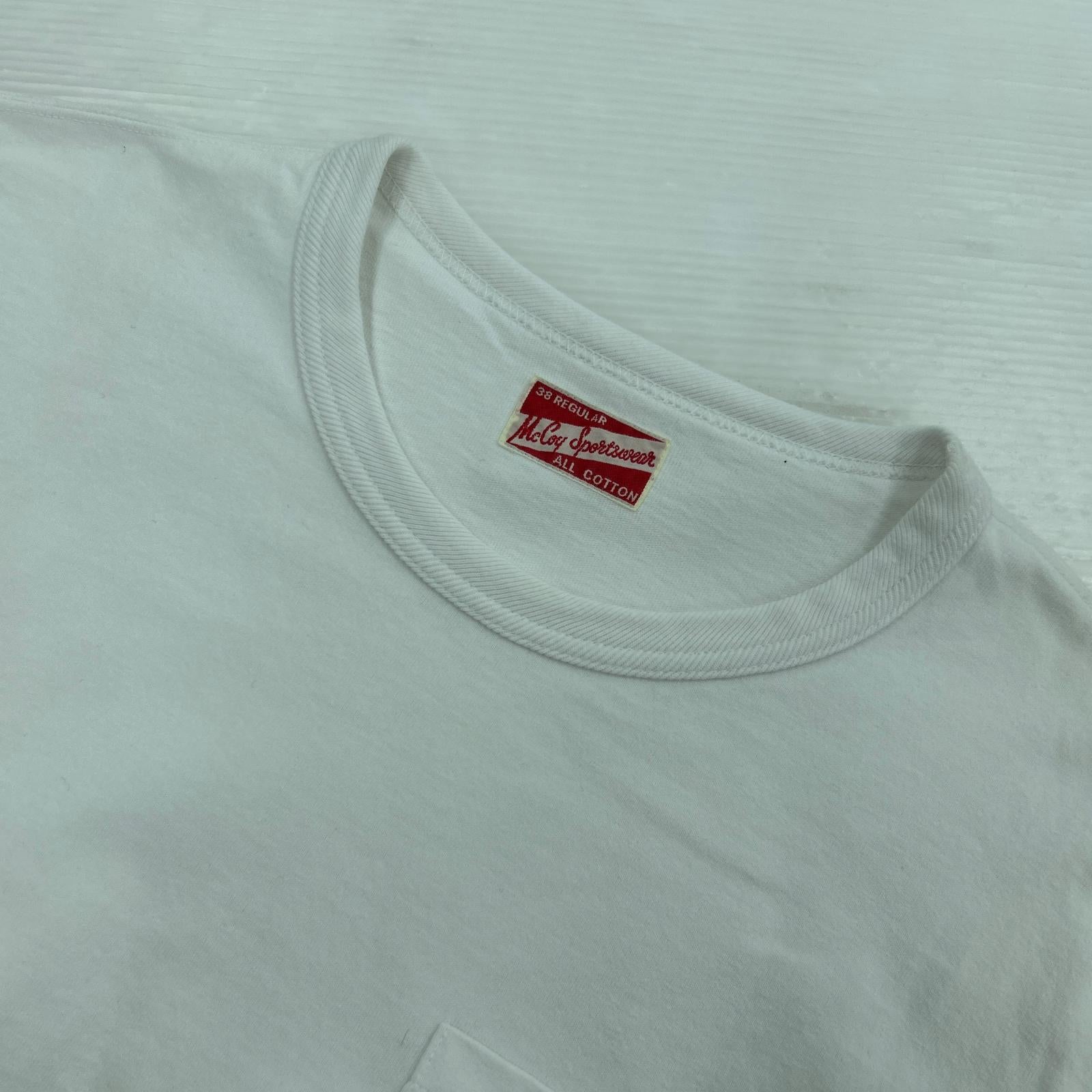 長袖Tシャツ MCCOY ロンT 白 38 ホワイト