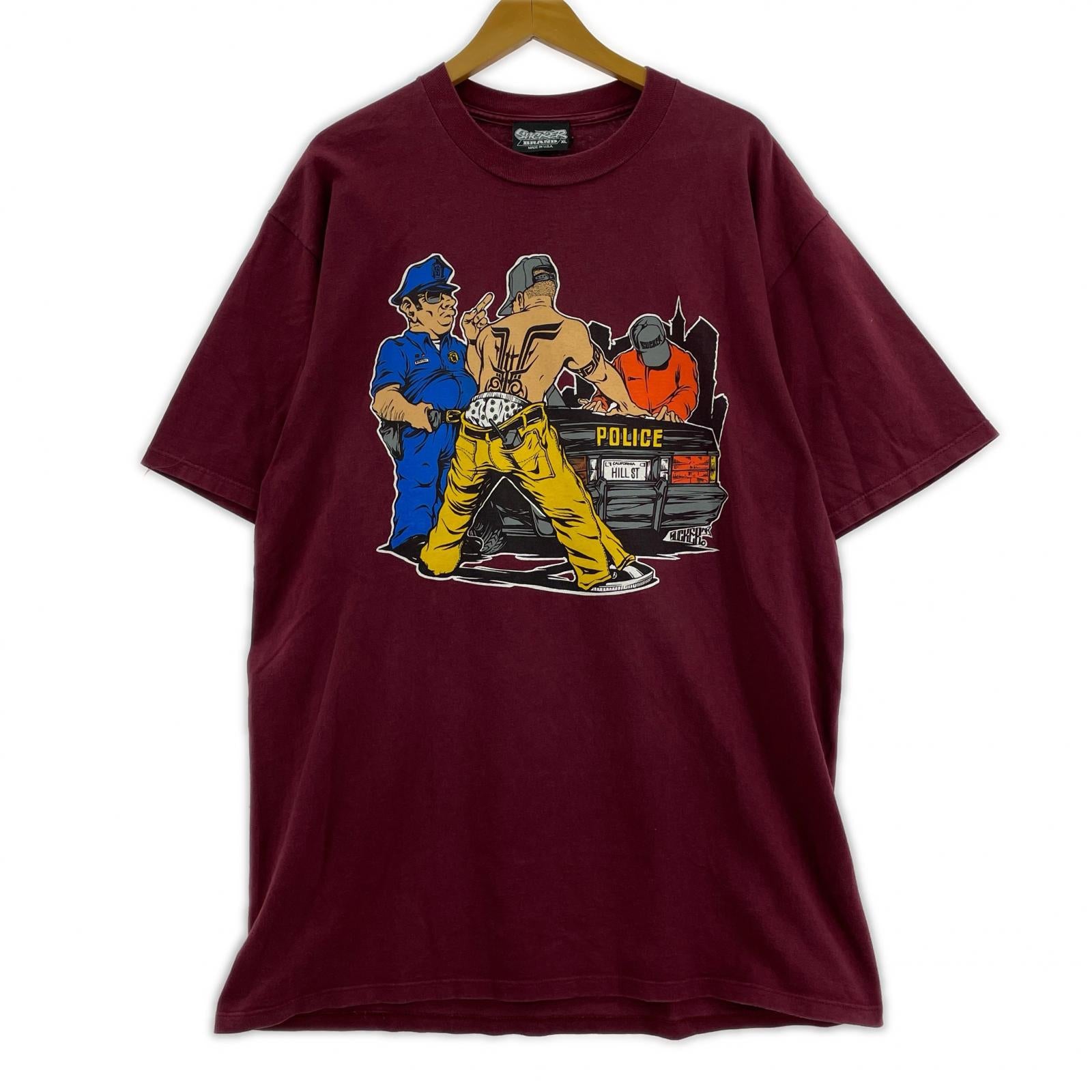 半袖Tシャツ SUCKER BRAND 赤(XL) LL