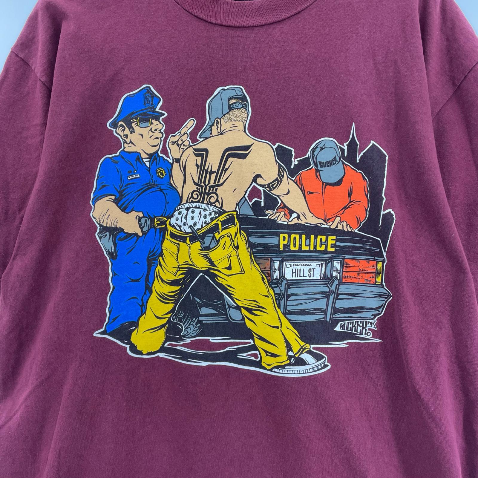 半袖Tシャツ SUCKER BRAND 赤(XL) LL