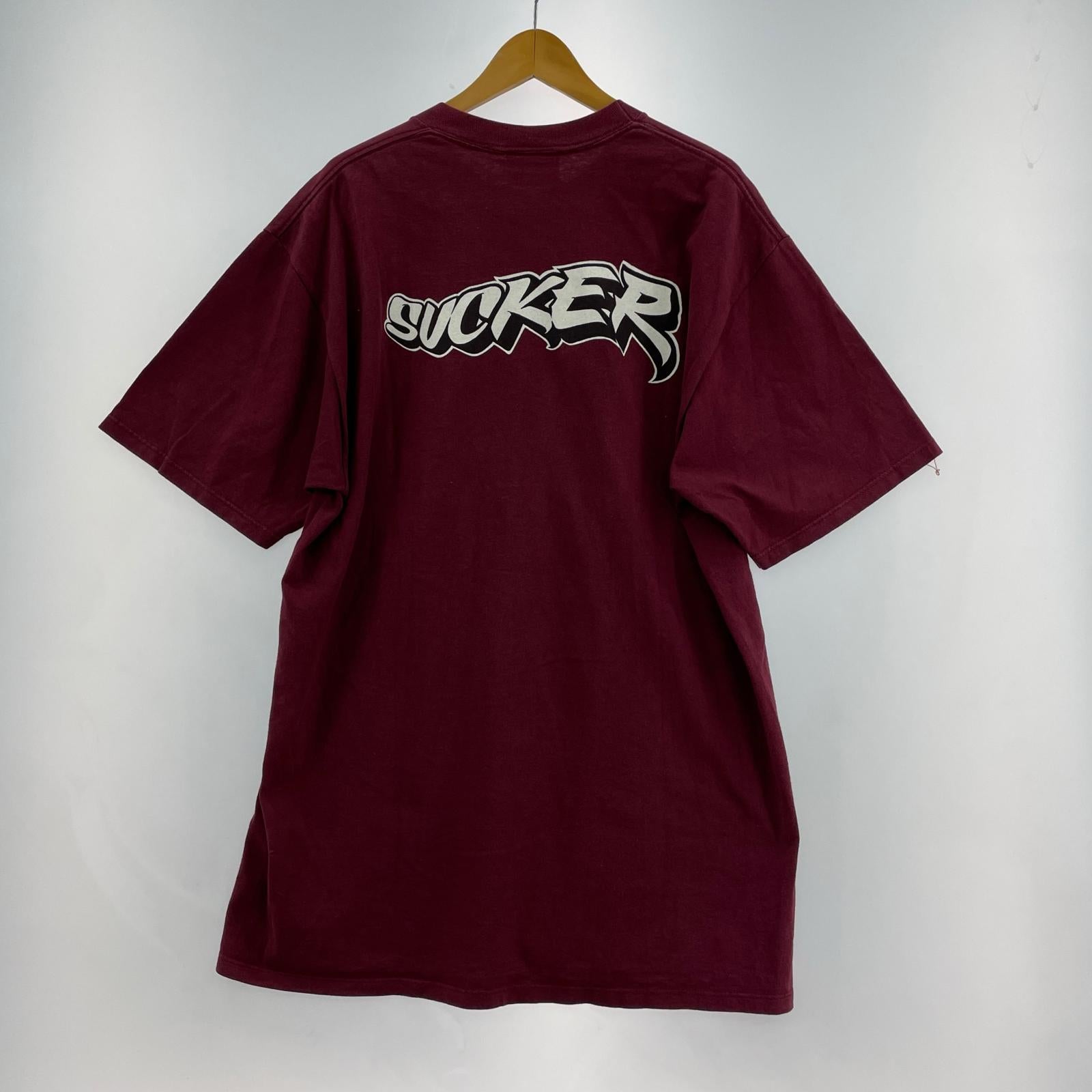 半袖Tシャツ SUCKER BRAND 赤(XL) LL