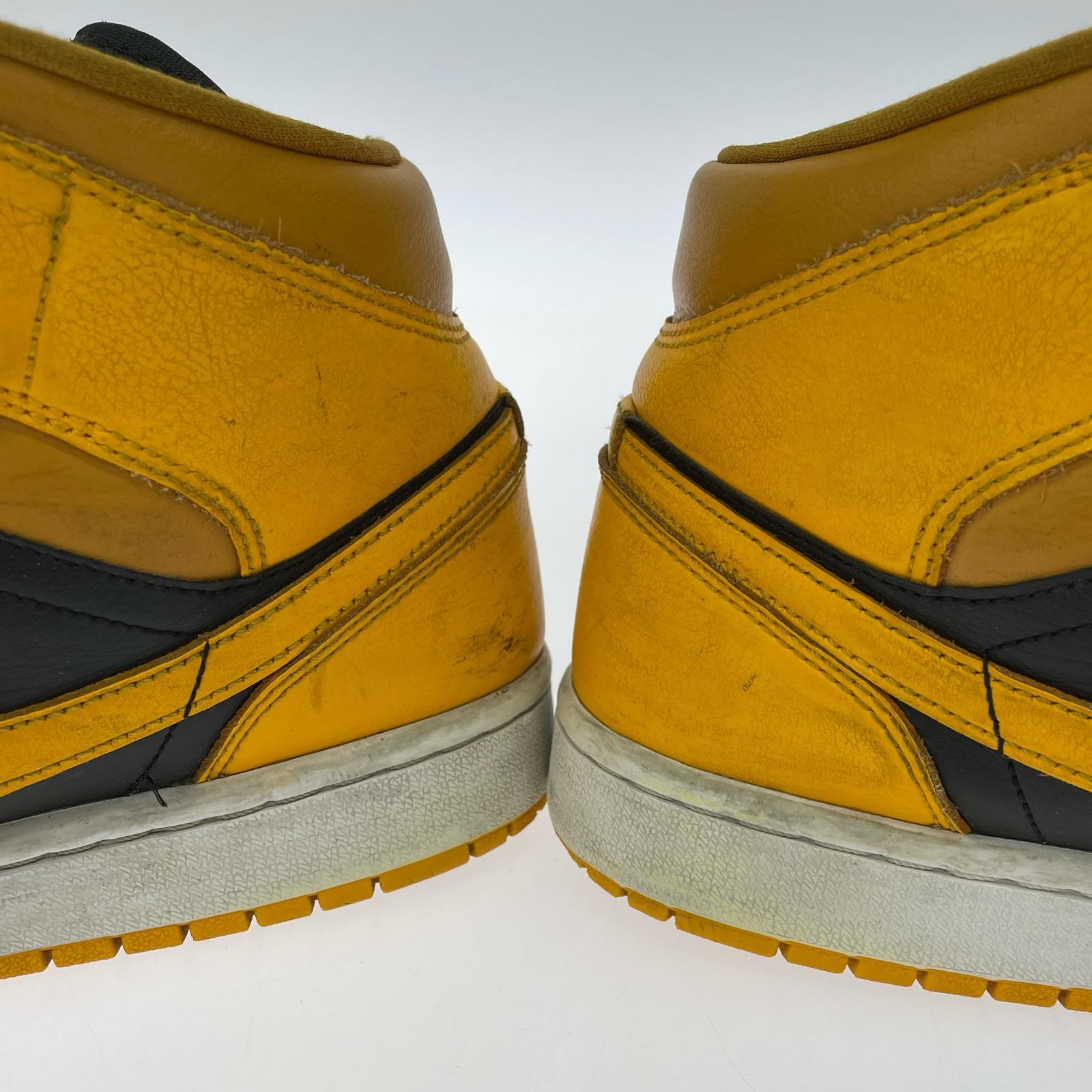 スニーカー NIKE Air Jordan 1 Mid University Gold 27.0㎝ 27cm (US9 UK8 1/2 EU44)