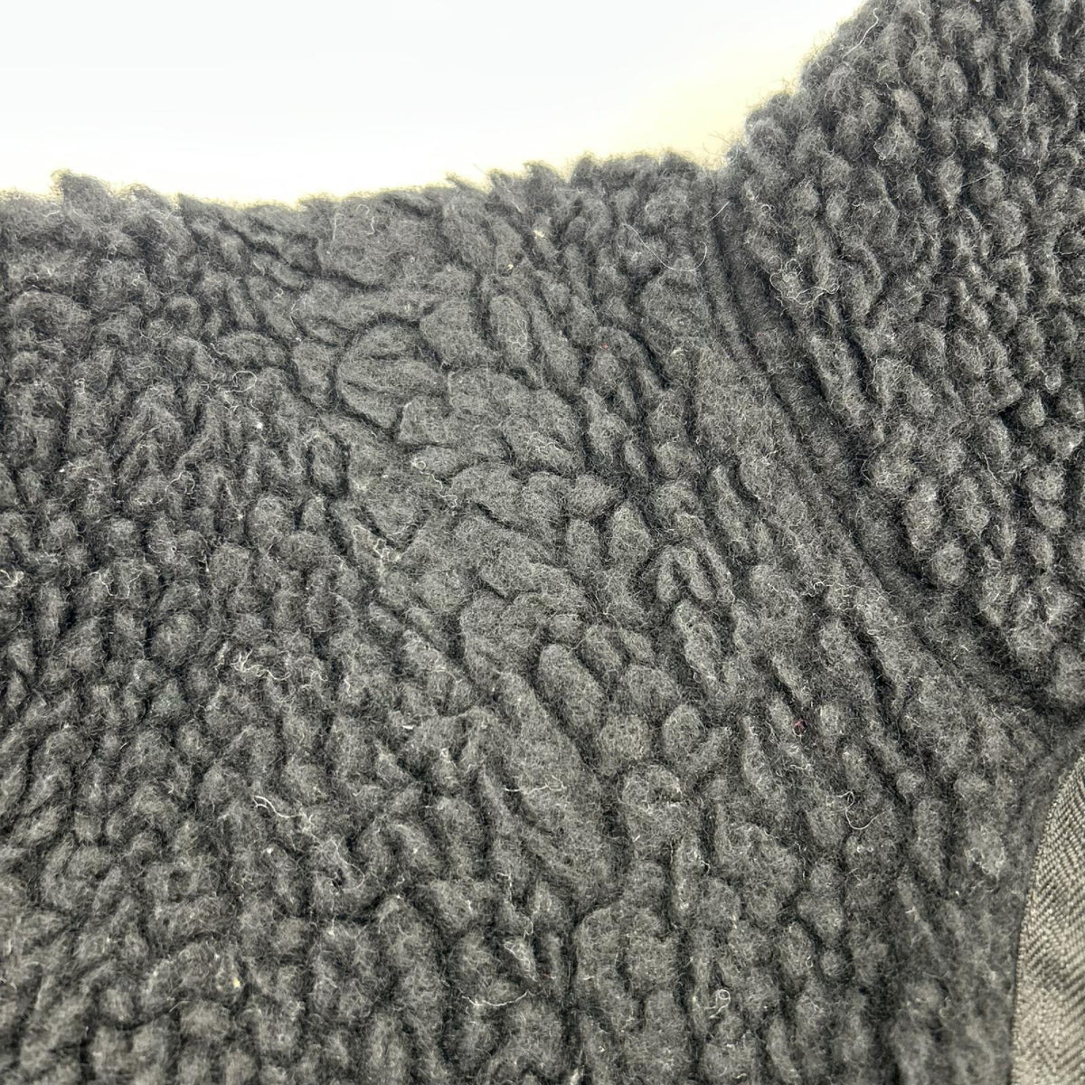 ジャケット HEAVY WOOL BOA HALF ZIP ブラック S S ブラック