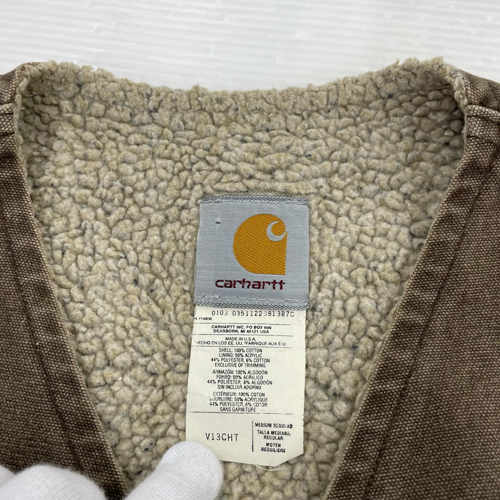 ジャケット ボアダックベスト 90s M ブラウン