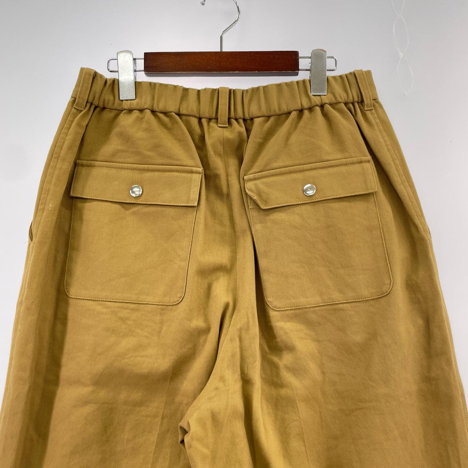 パンツ LIFEMANIA FAVORITE WORK TROUSERS イージーワイドパンツ M M ベージュ