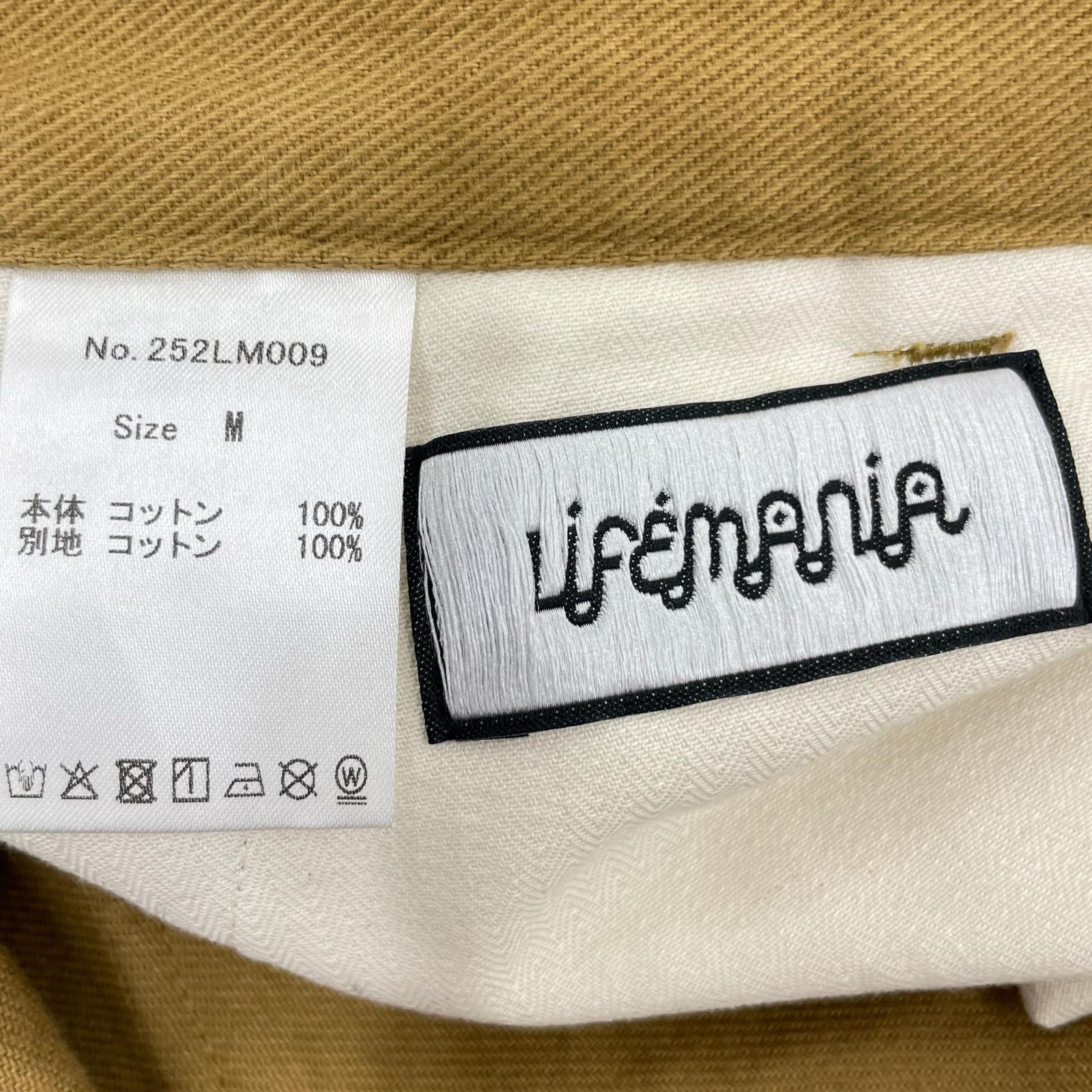 パンツ LIFEMANIA FAVORITE WORK TROUSERS イージーワイドパンツ M M ベージュ