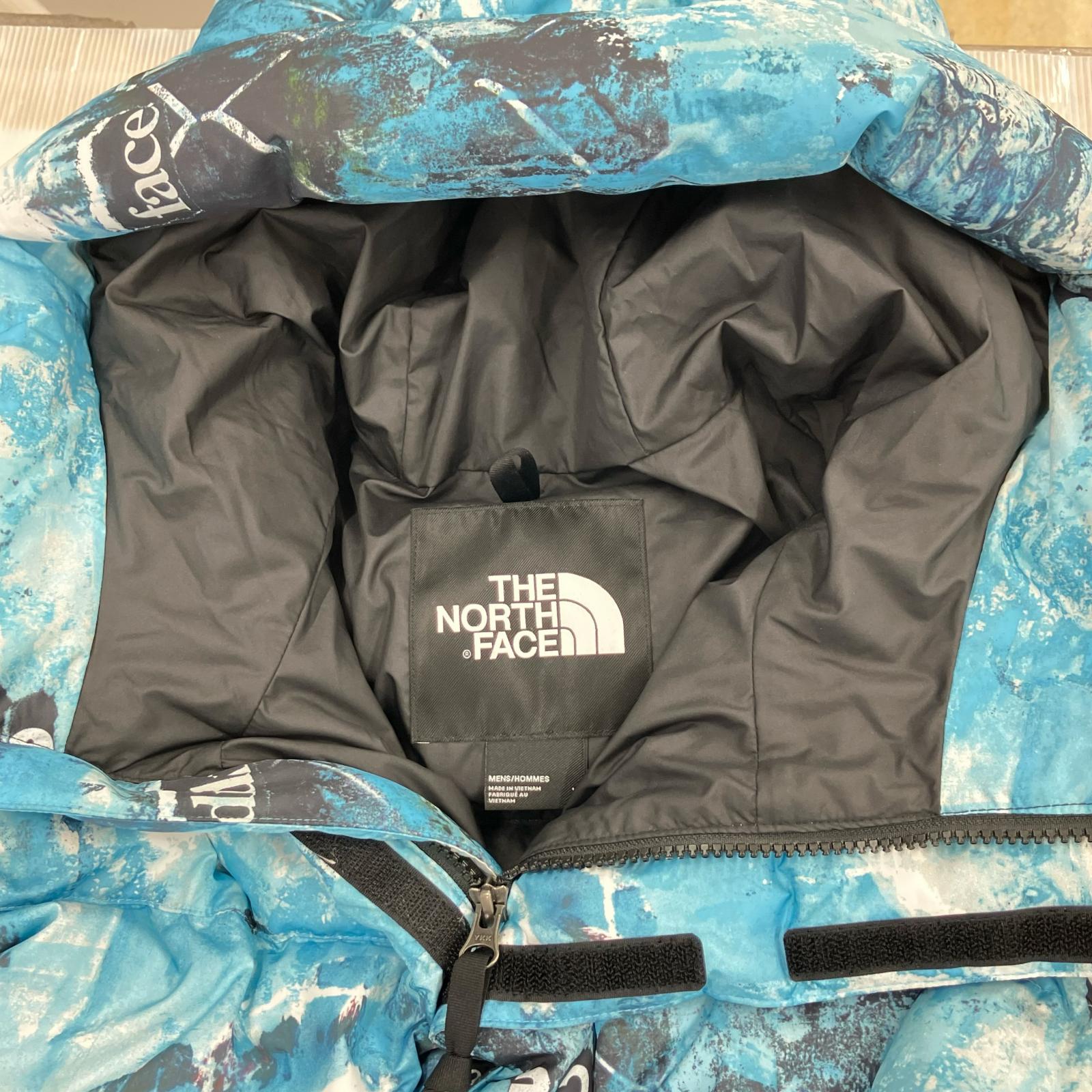 ダウンジャケット PRINT HMLYN DOWN PARKA/サイズXL ブルー