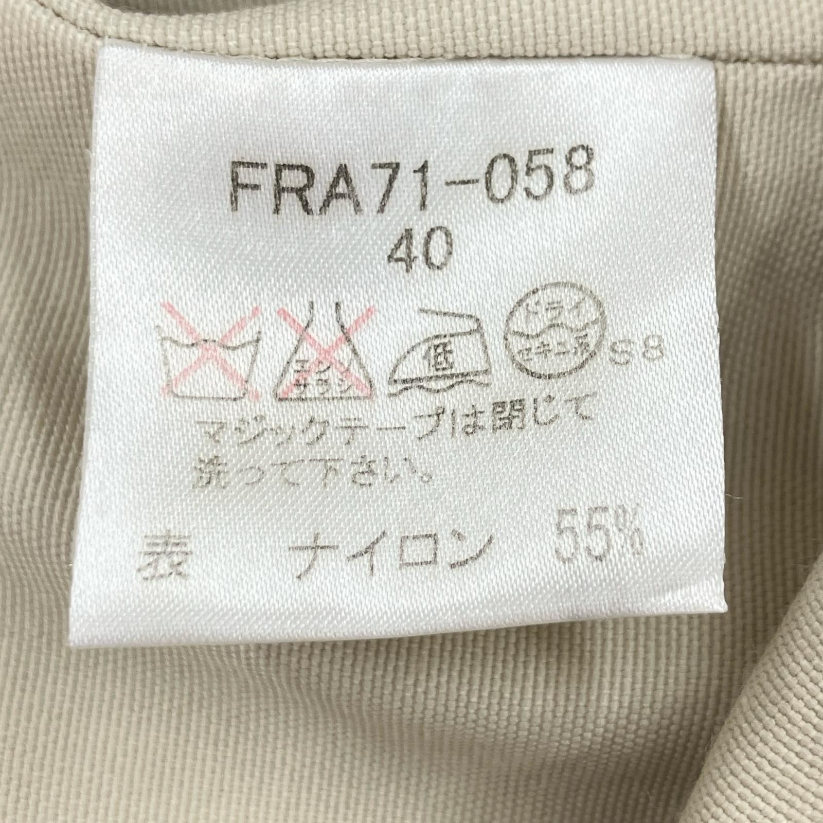ジャケット ナイロン/コットン ジップアップ 内ノバチェック ジャケット 40
