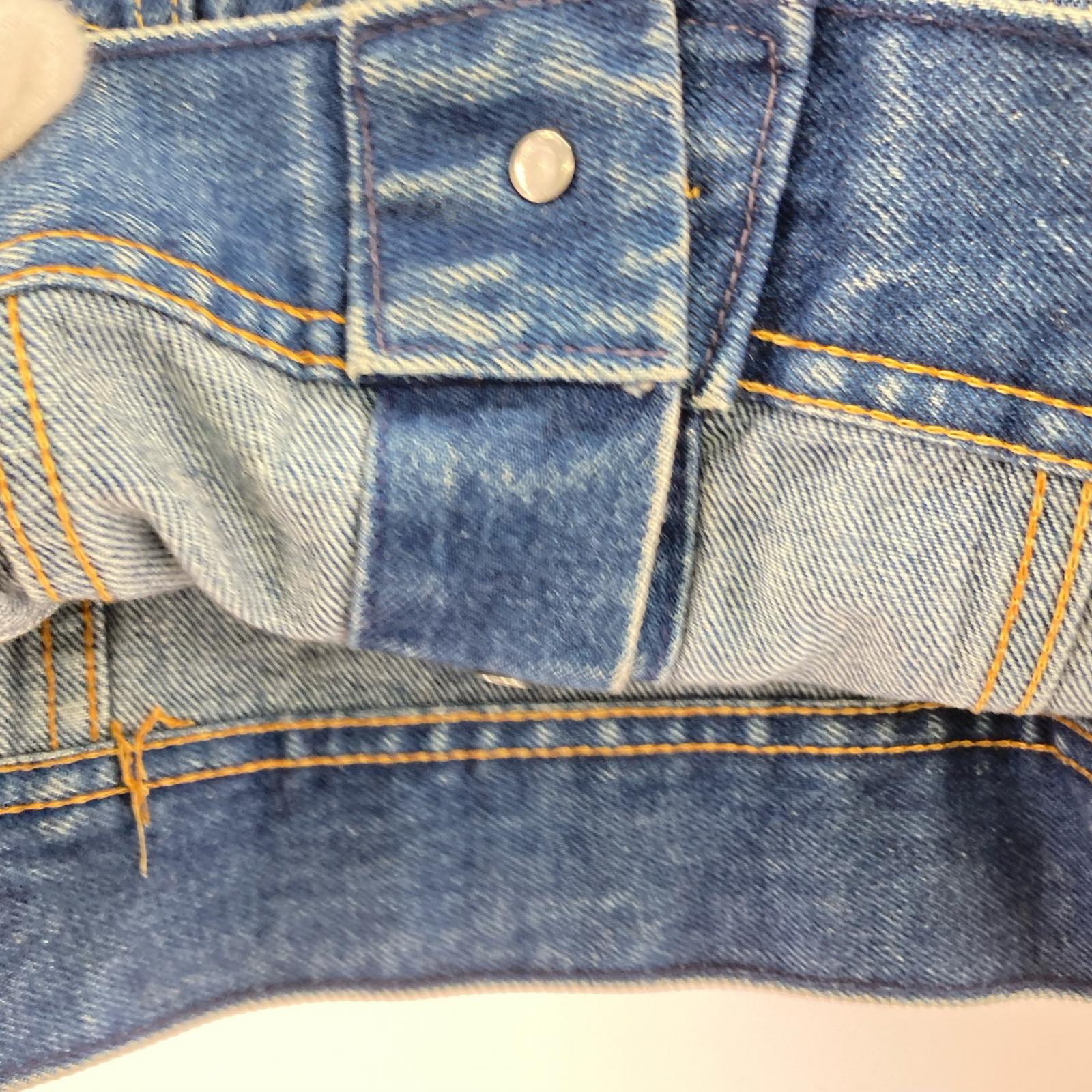 デニムジャケット 80s 黒タグ 564-0047 デニムジャケット 18 ブルー