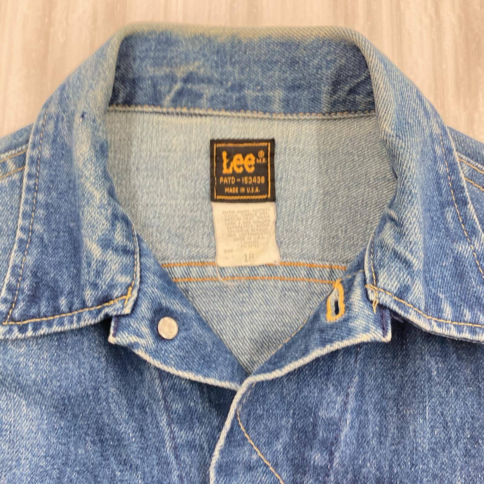 デニムジャケット 80s 黒タグ 564-0047 デニムジャケット 18 ブルー