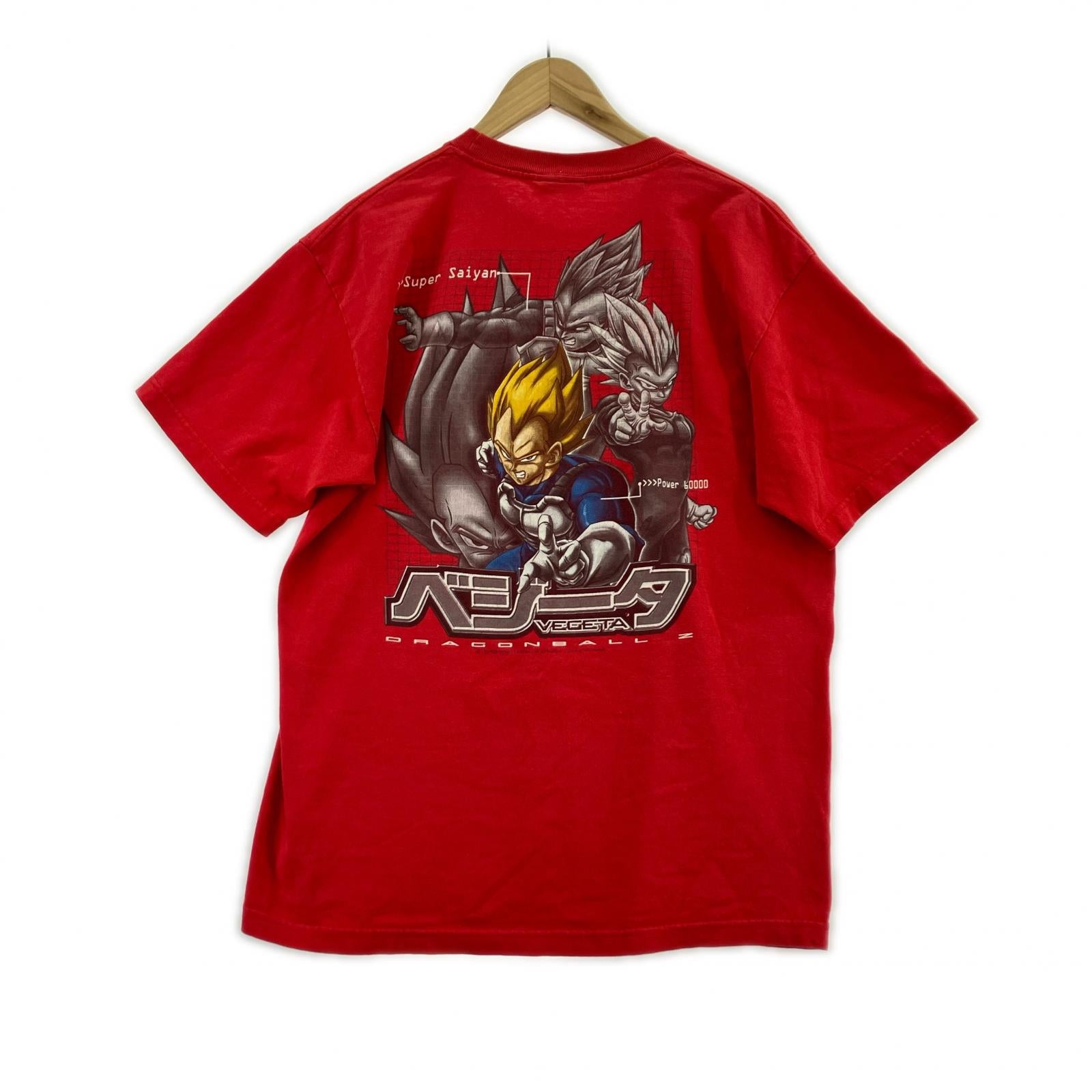 半袖Tシャツ DRAGONBALL Z ベジータ 赤 L
