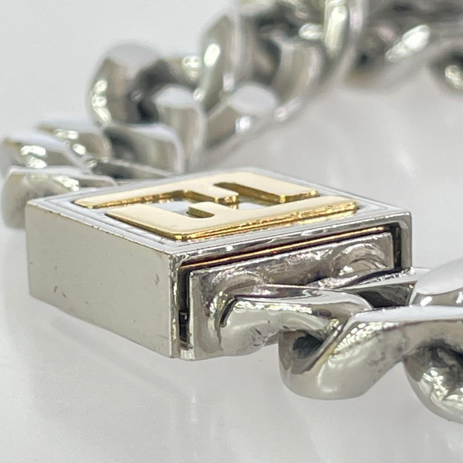 FENDI FFロゴ 喜平ネックレス
