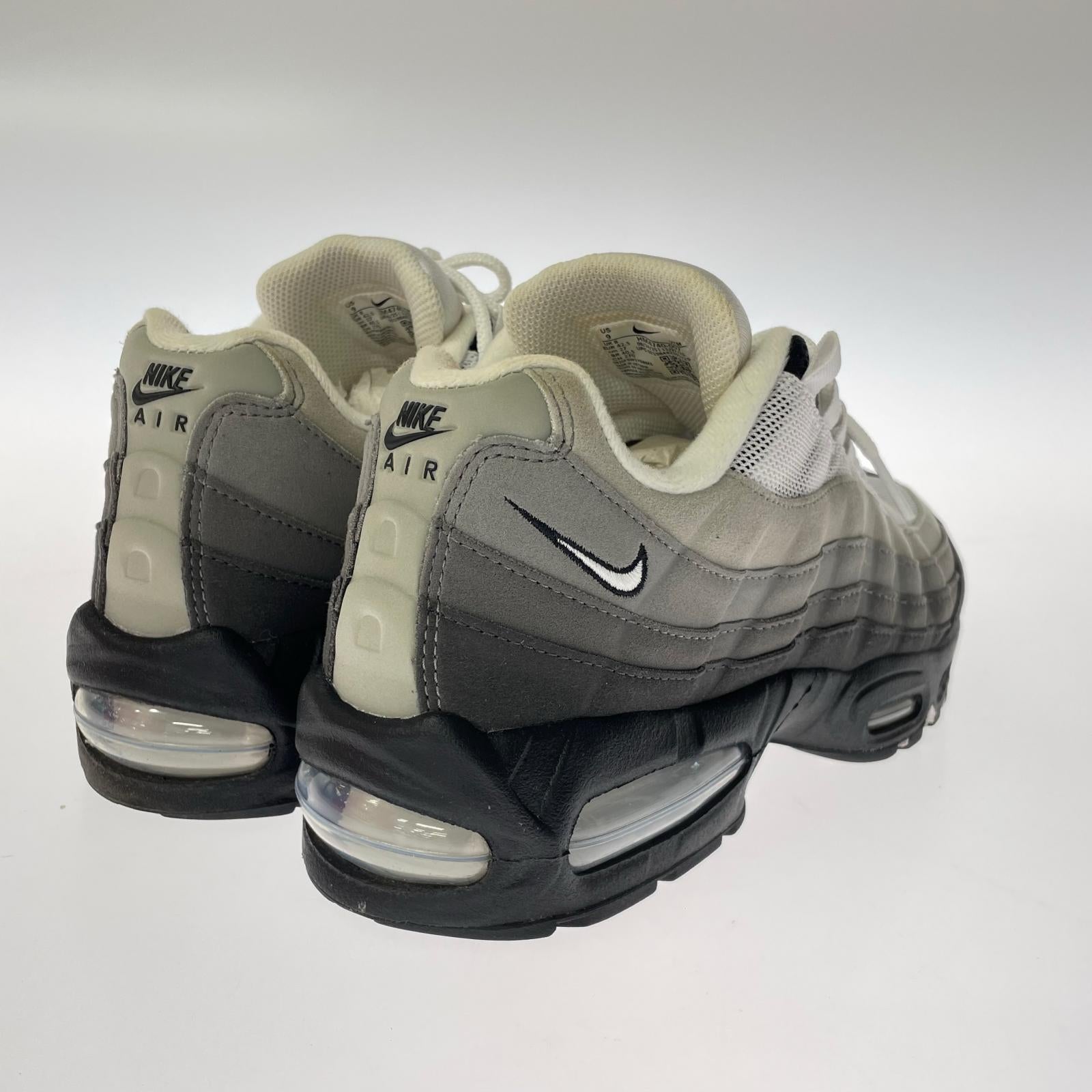 スニーカー AIR MAX 95 BIG BUBBLE Granite 27.0cm 黒 白 27cm (US9 UK8 1/2 EU44)