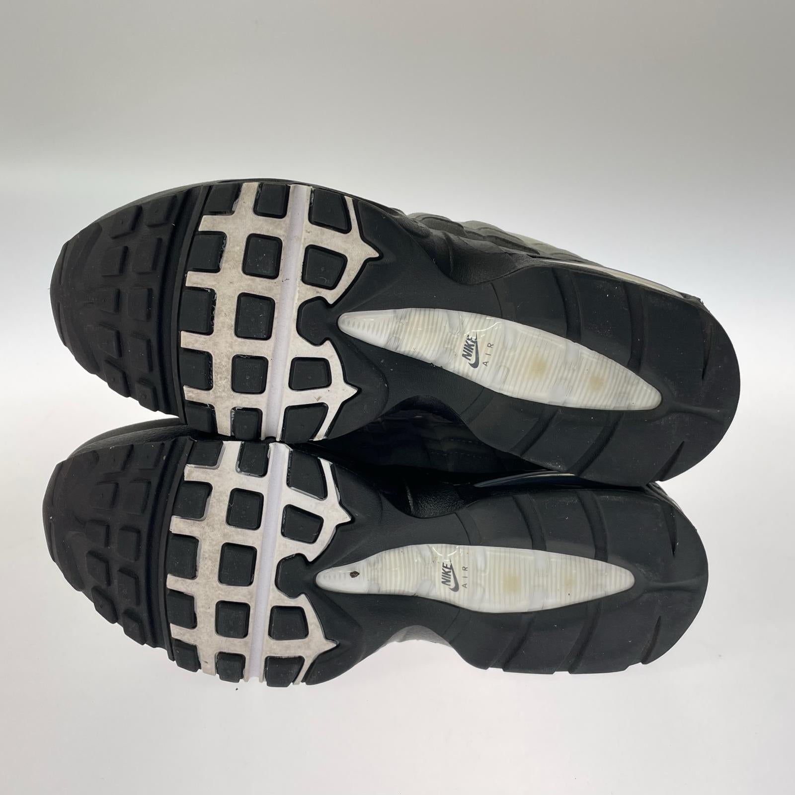 スニーカー AIR MAX 95 BIG BUBBLE Granite 27.0cm 黒 白 27cm (US9 UK8 1/2 EU44)