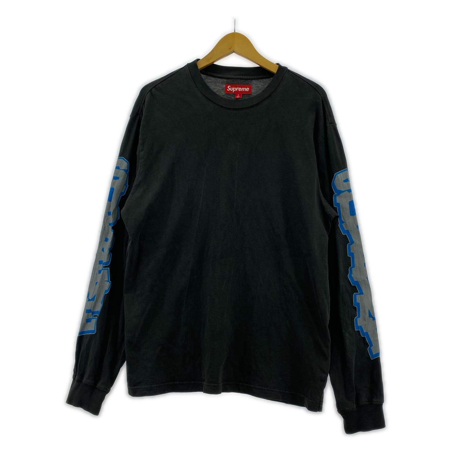 長袖Tシャツ 2026SS Cracked Sleeve L/S Top Tee S S ブラック
