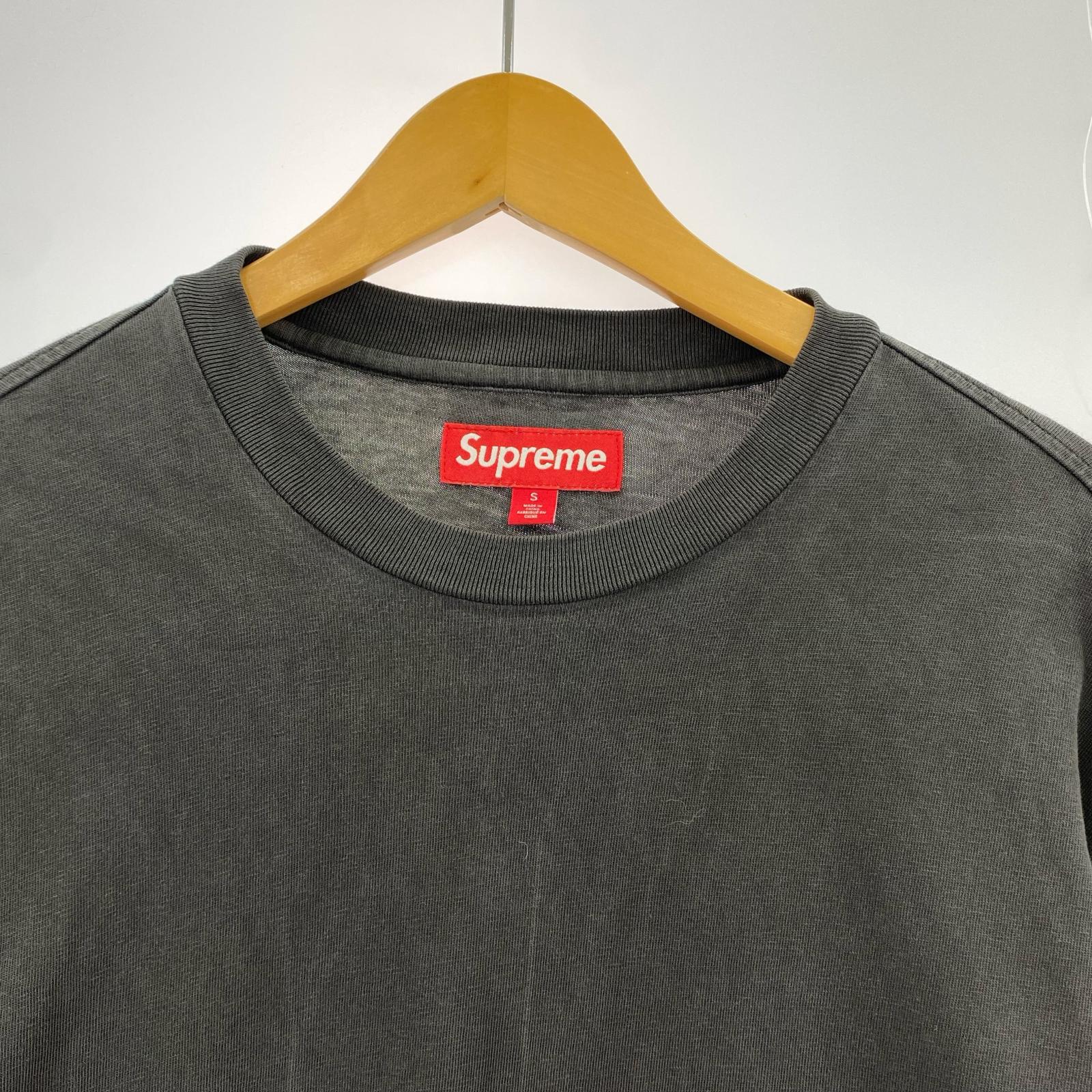 長袖Tシャツ 2026SS Cracked Sleeve L/S Top Tee S S ブラック