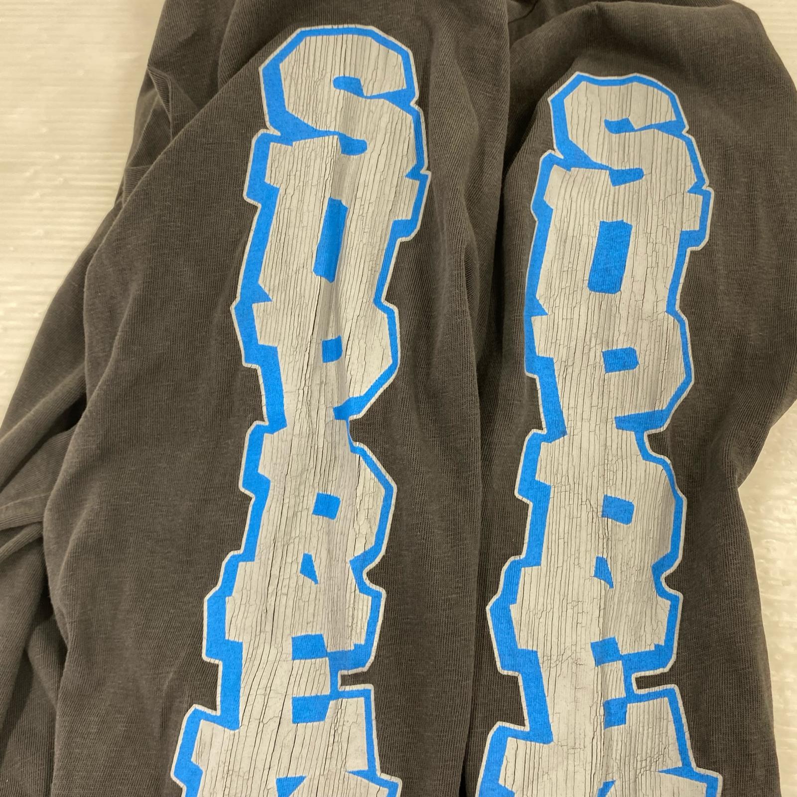 長袖Tシャツ 2026SS Cracked Sleeve L/S Top Tee S S ブラック
