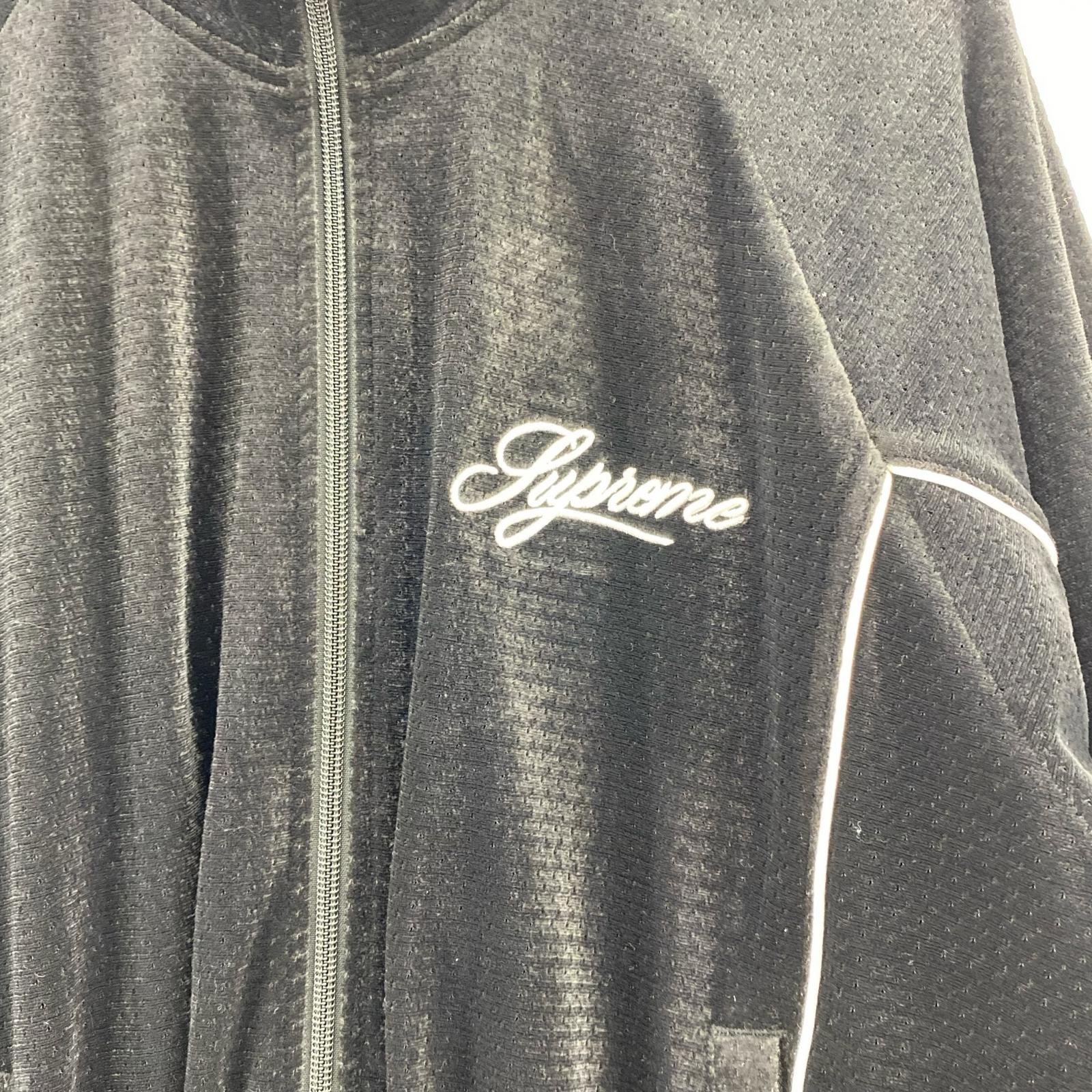 ジャケット VELOUR MESH JACKET BLACK SIZE:S S ブラック