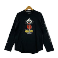 長袖Tシャツ NUMBER (N)INE Mickey Raglan BLK S S ブラック