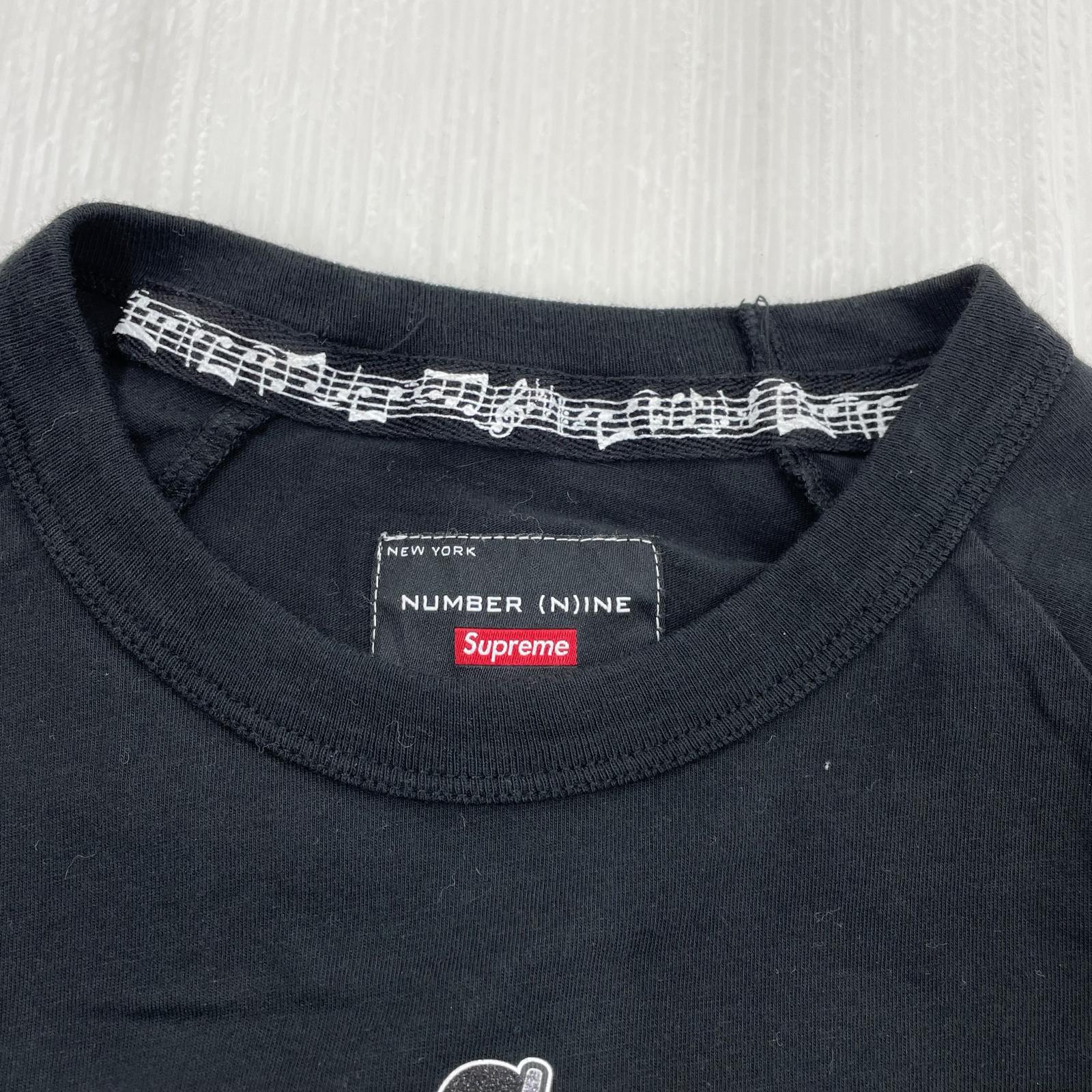 長袖Tシャツ NUMBER (N)INE Mickey Raglan BLK S S ブラック