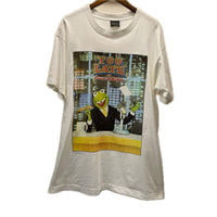 半袖Tシャツ 90s TOO LATE with Kermit Letterfrog パロディTシャツChange'sタグ LL ホワイト