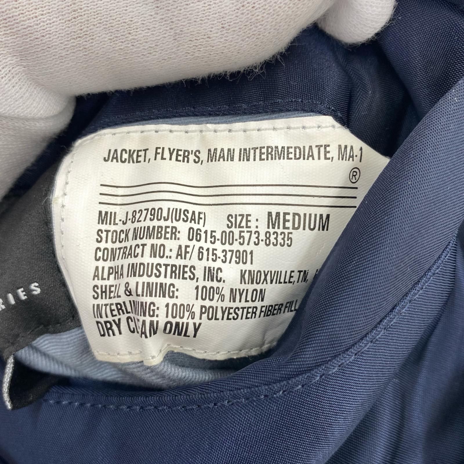ジャケット ALPHA INDUSTRIES MA-1 ブルゾン M