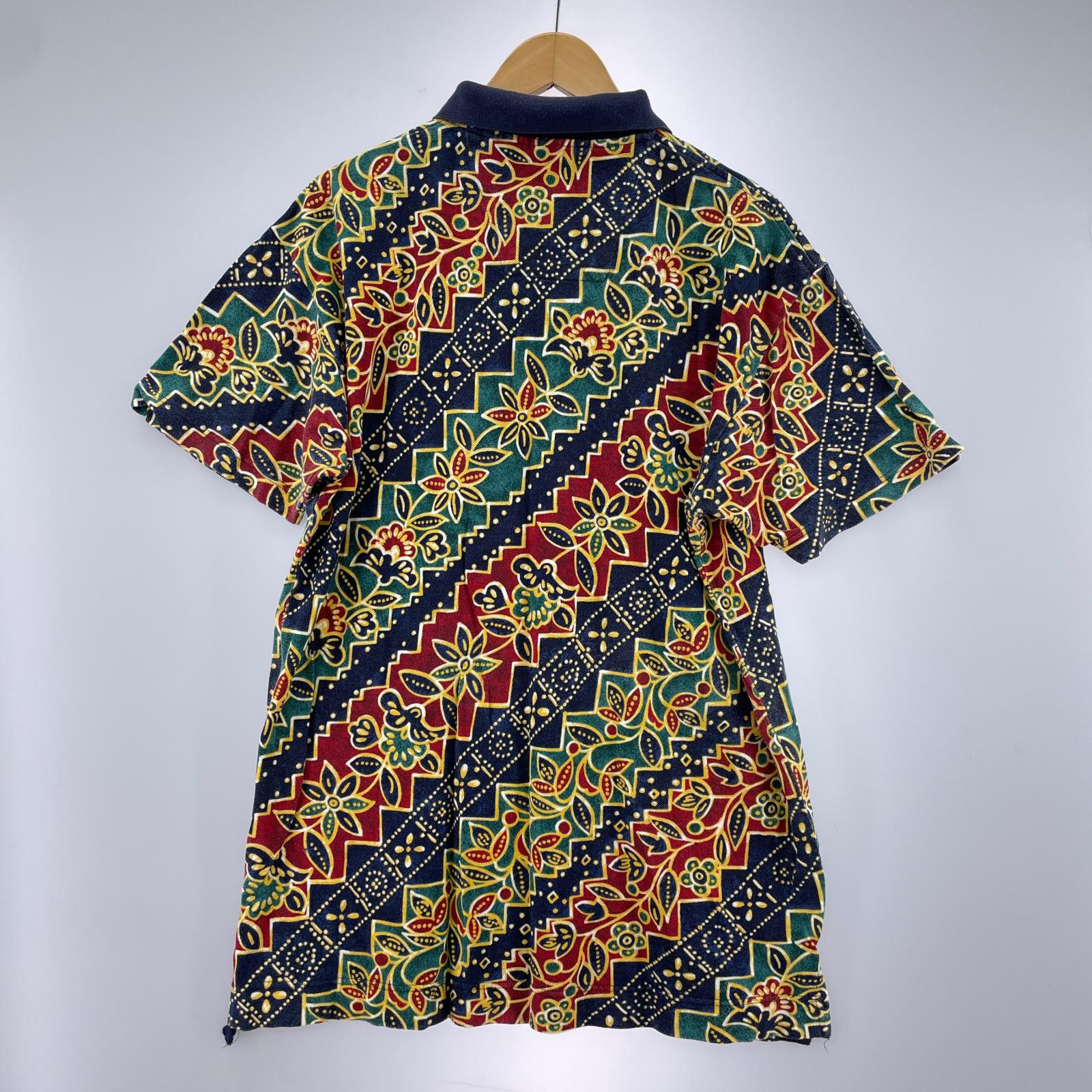 ポロシャツ 90S NAUTICA S/S総柄ポロシャツ (S) S マルチカラー