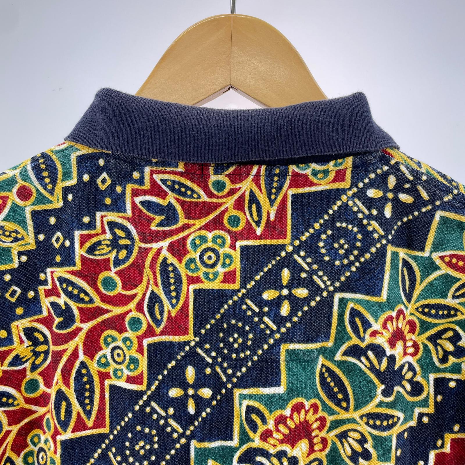 ポロシャツ 90S NAUTICA S/S総柄ポロシャツ (S) S マルチカラー