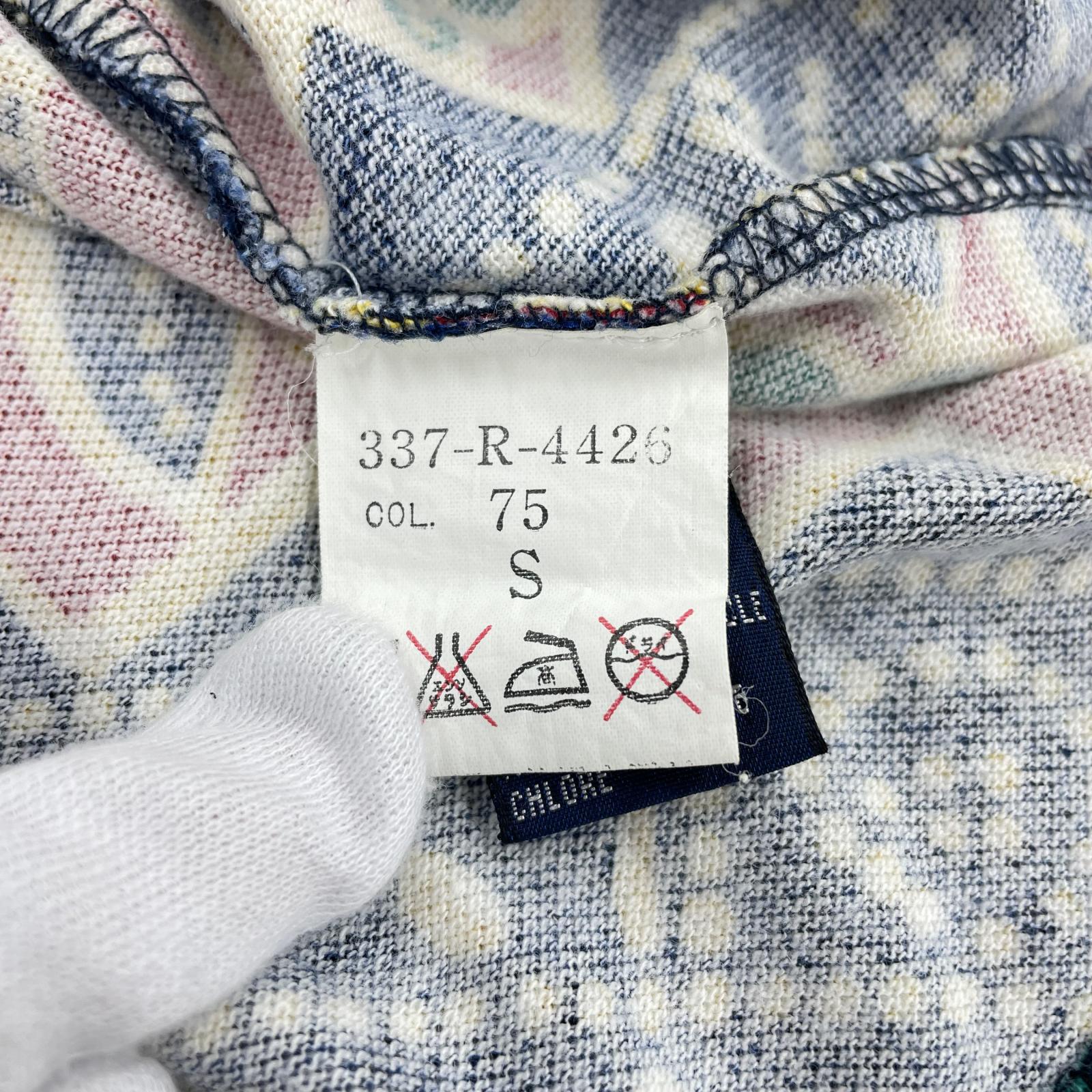 ポロシャツ 90S NAUTICA S/S総柄ポロシャツ (S) S マルチカラー