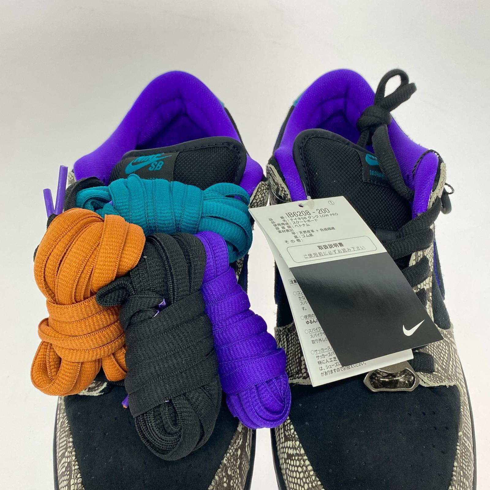 スニーカー DUNK LOW x Dashawn Jordan 28.5cm (US10 1/2 UK10 EU47) ブラック