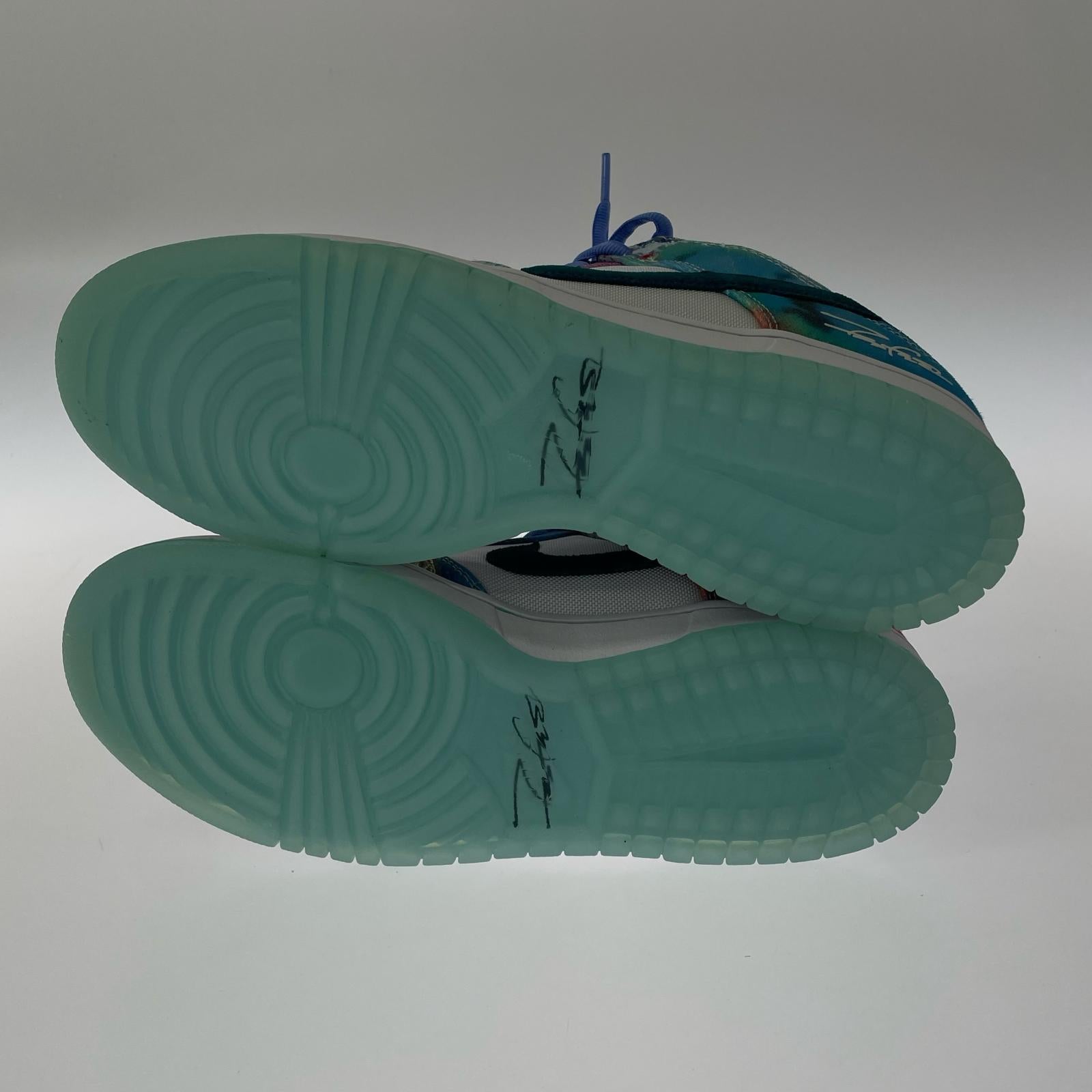 スニーカー Futura Dunk Low "White and Geode Teal" 28.5cm (US10 1/2 UK10 EU47)